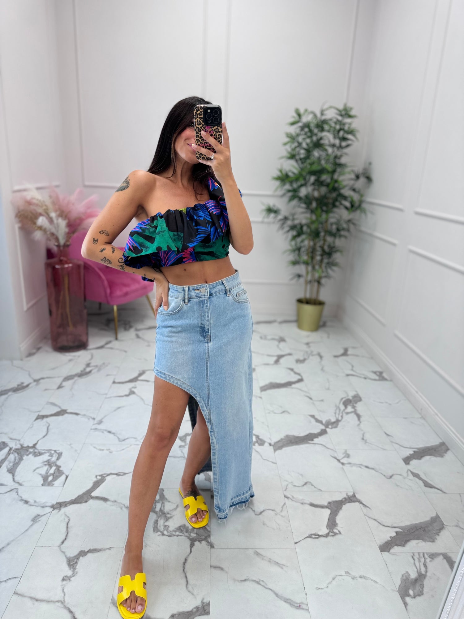 Top monospalla “Maracaibo” LUMINA