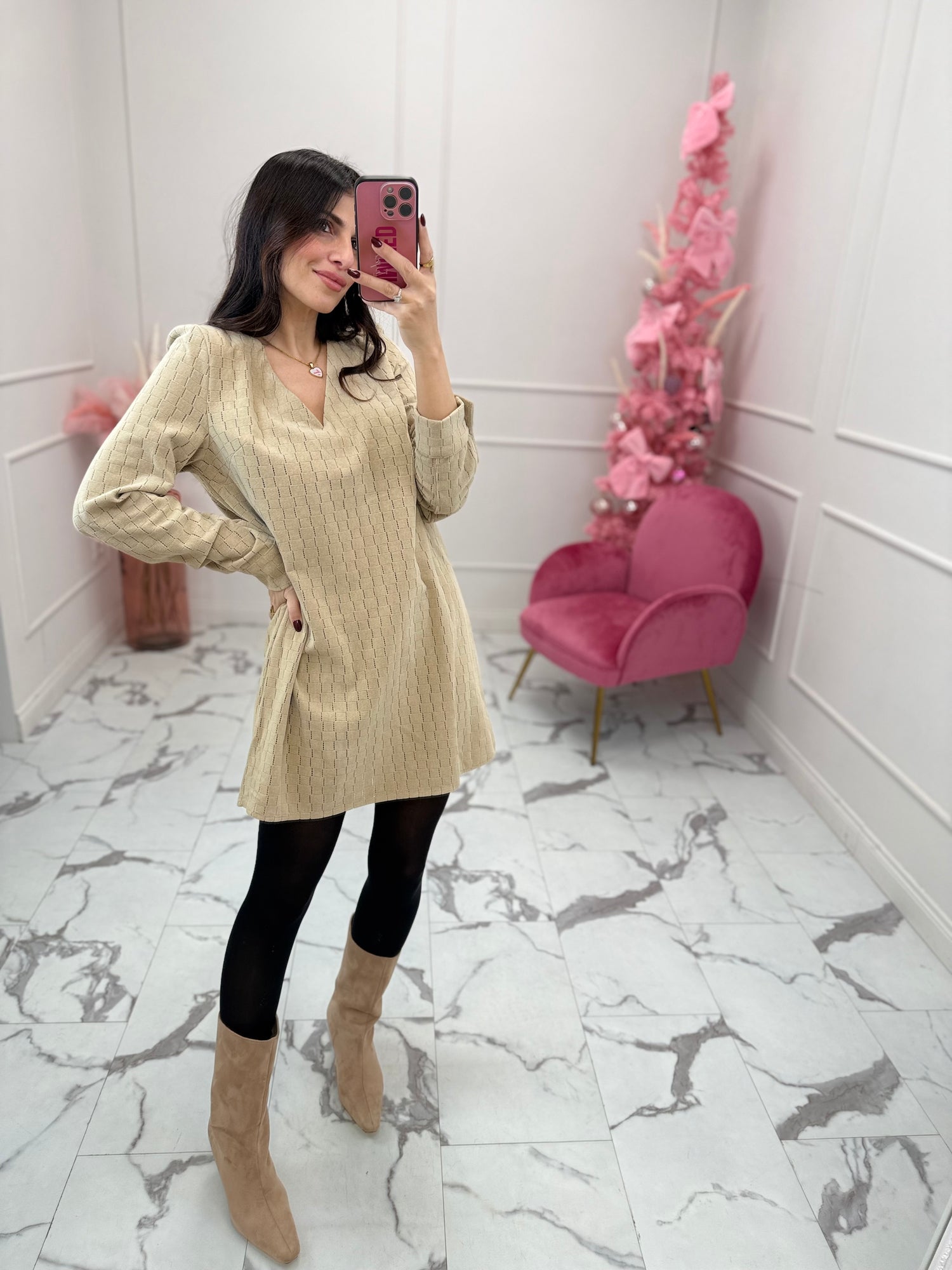 Abito velluto LUMINA