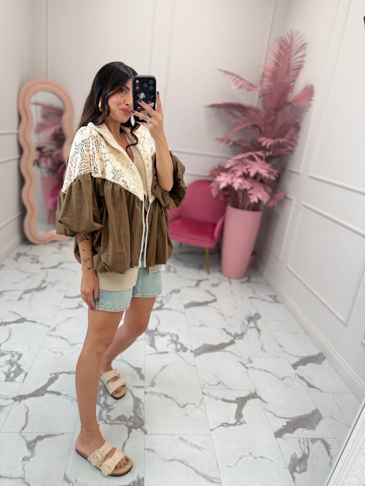 Giacca bomber “Crochet” LIP