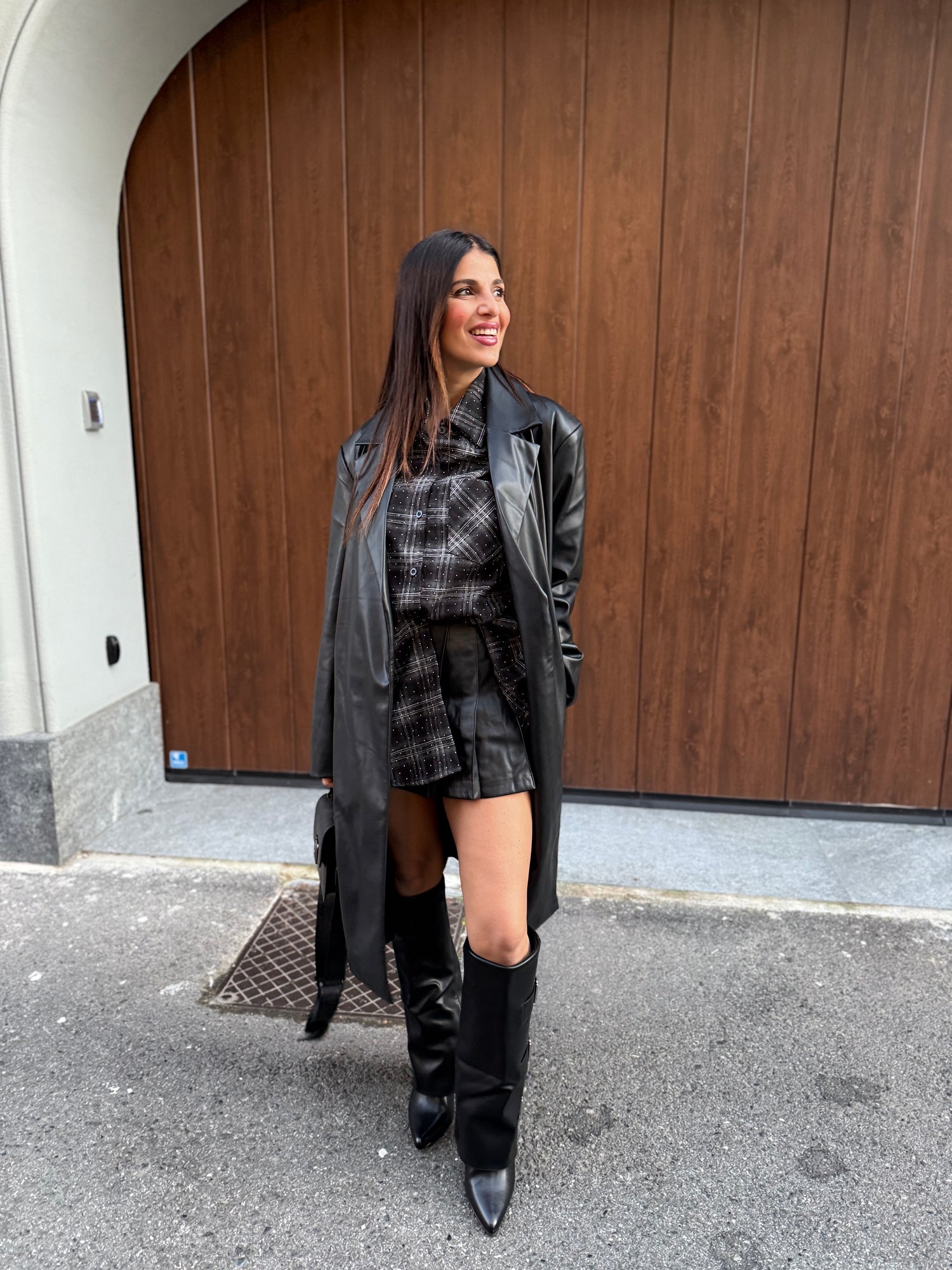 Trench in ecopelle “Bina” ONLY