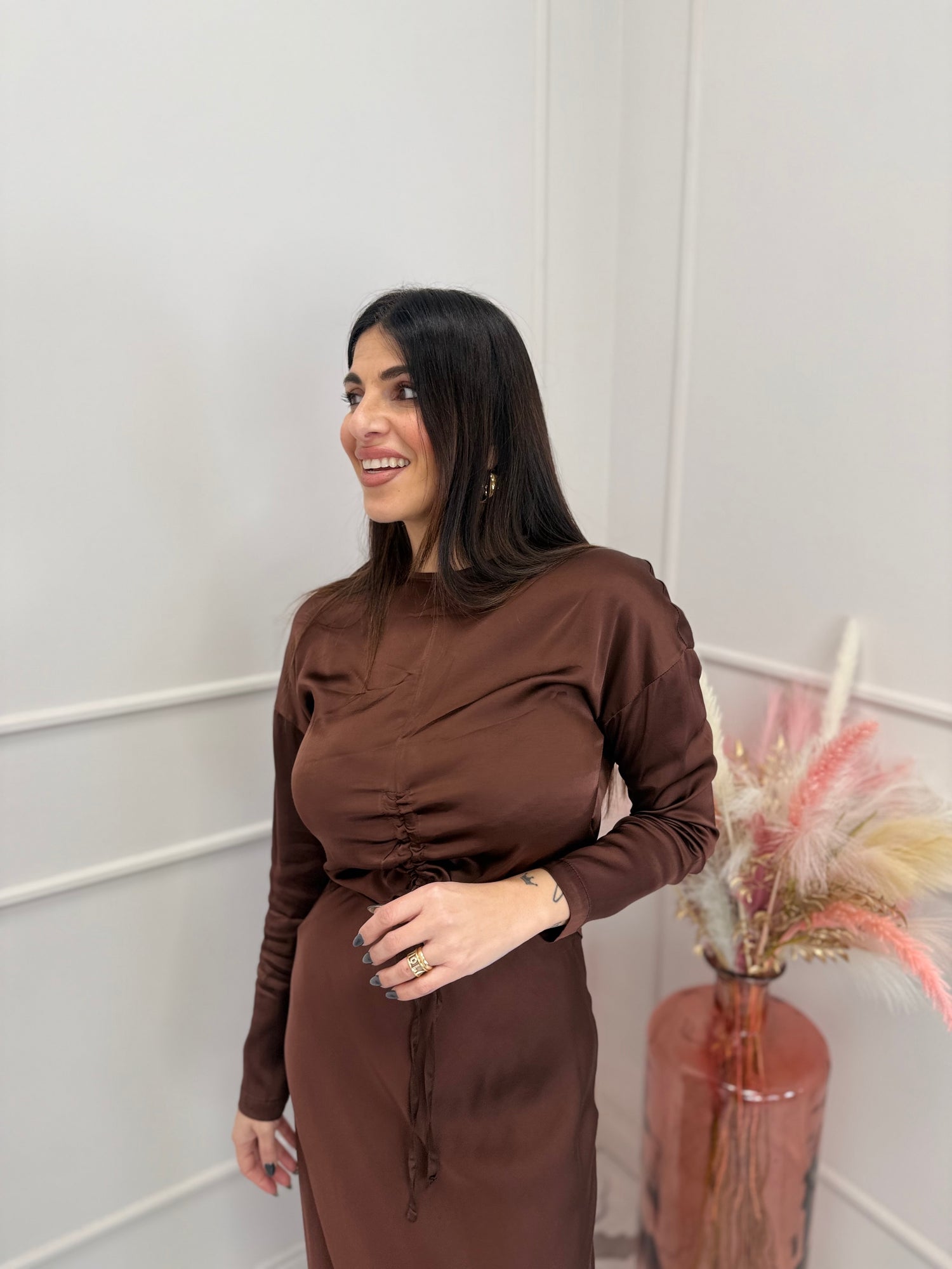 Blusa arricciata “Raso” HAVE ONE