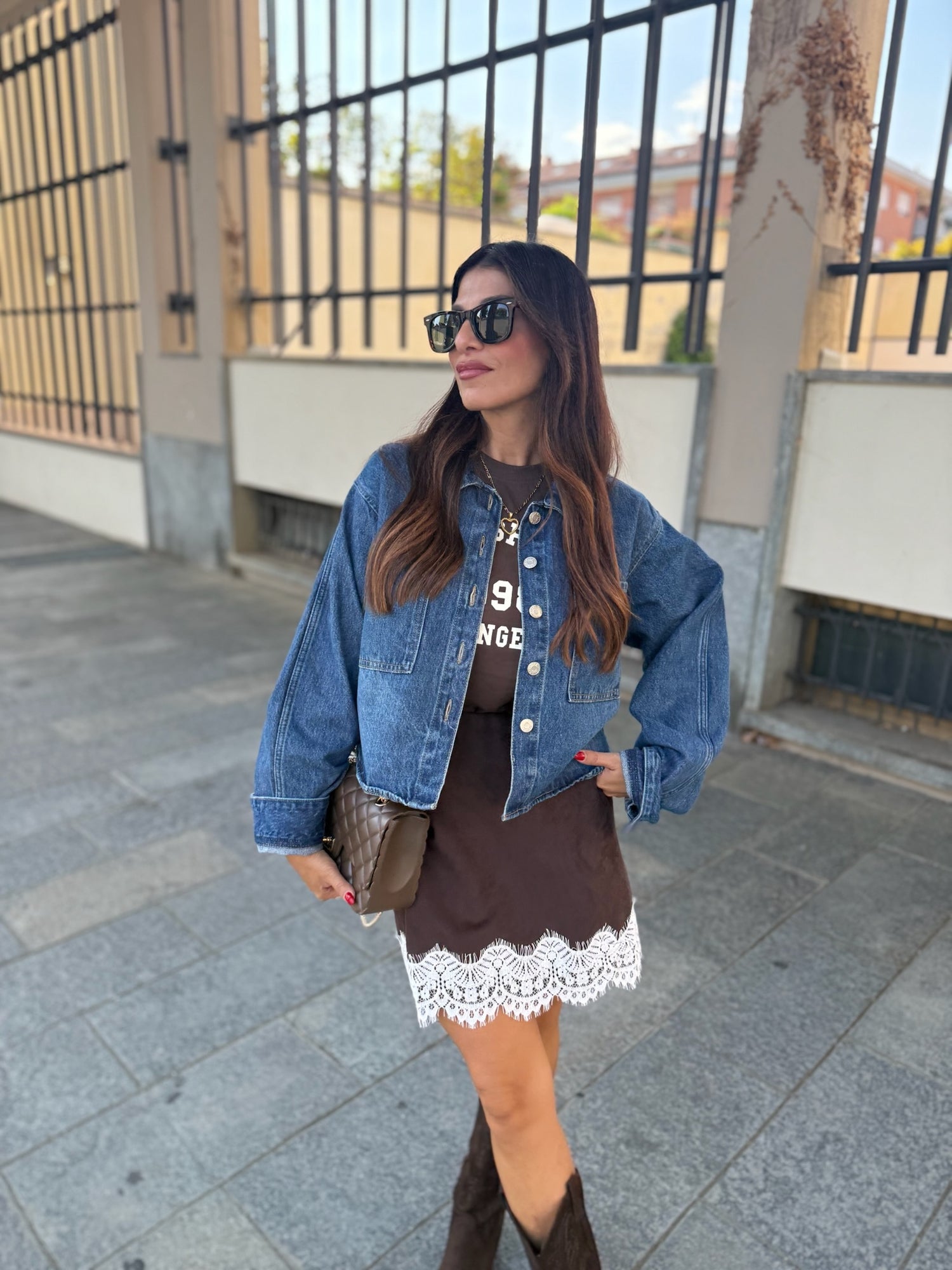 Gonna dainetto fondo pizzo HAVE ONE