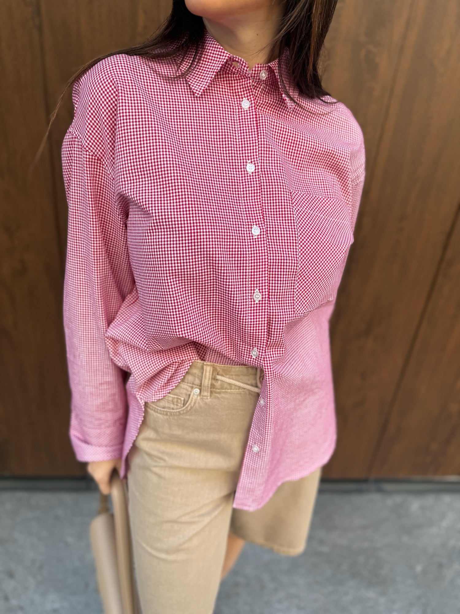 Camicia vichy “Yvette” ONLY