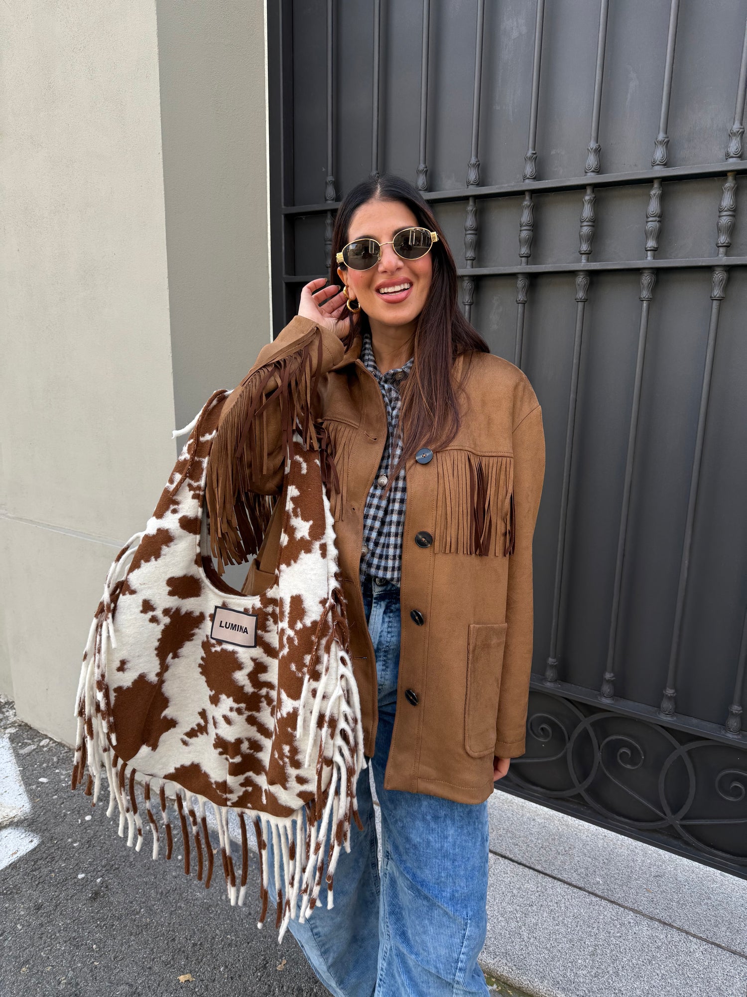 Borsa “Cow” LUMINA