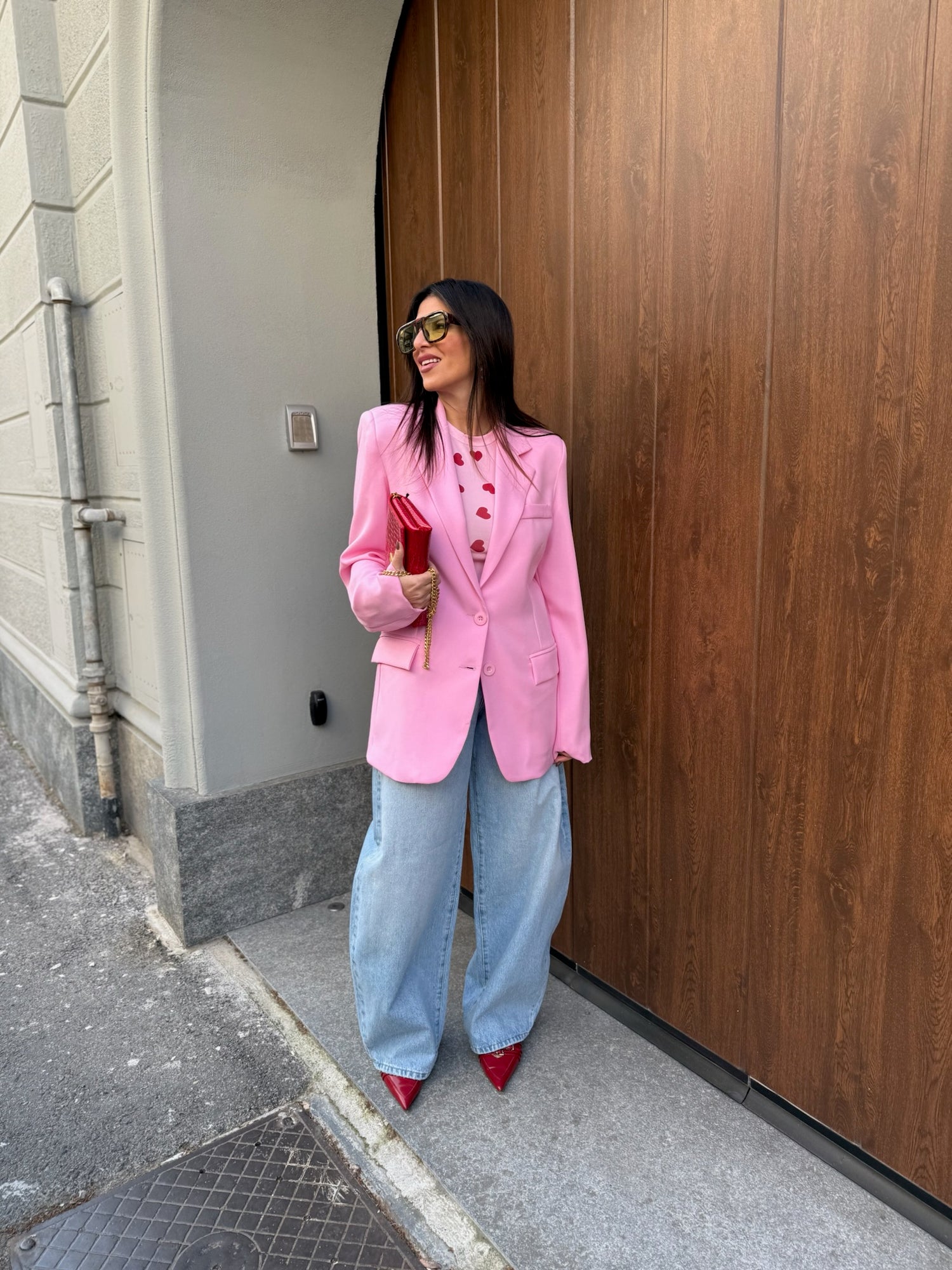 Blazer cut out “Barbie” LUMINA