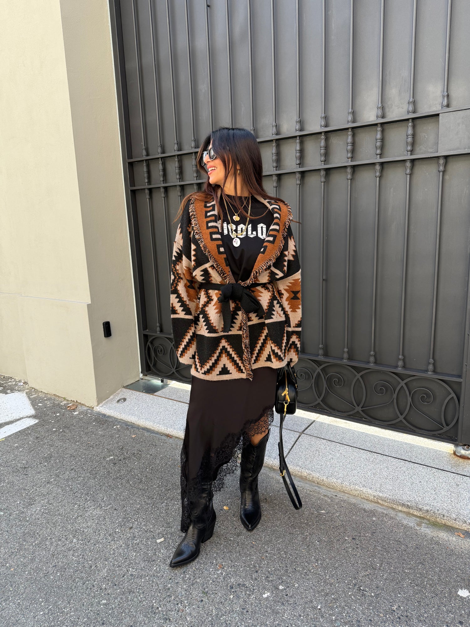 Gonna asimmetrica “Lace” Lumina