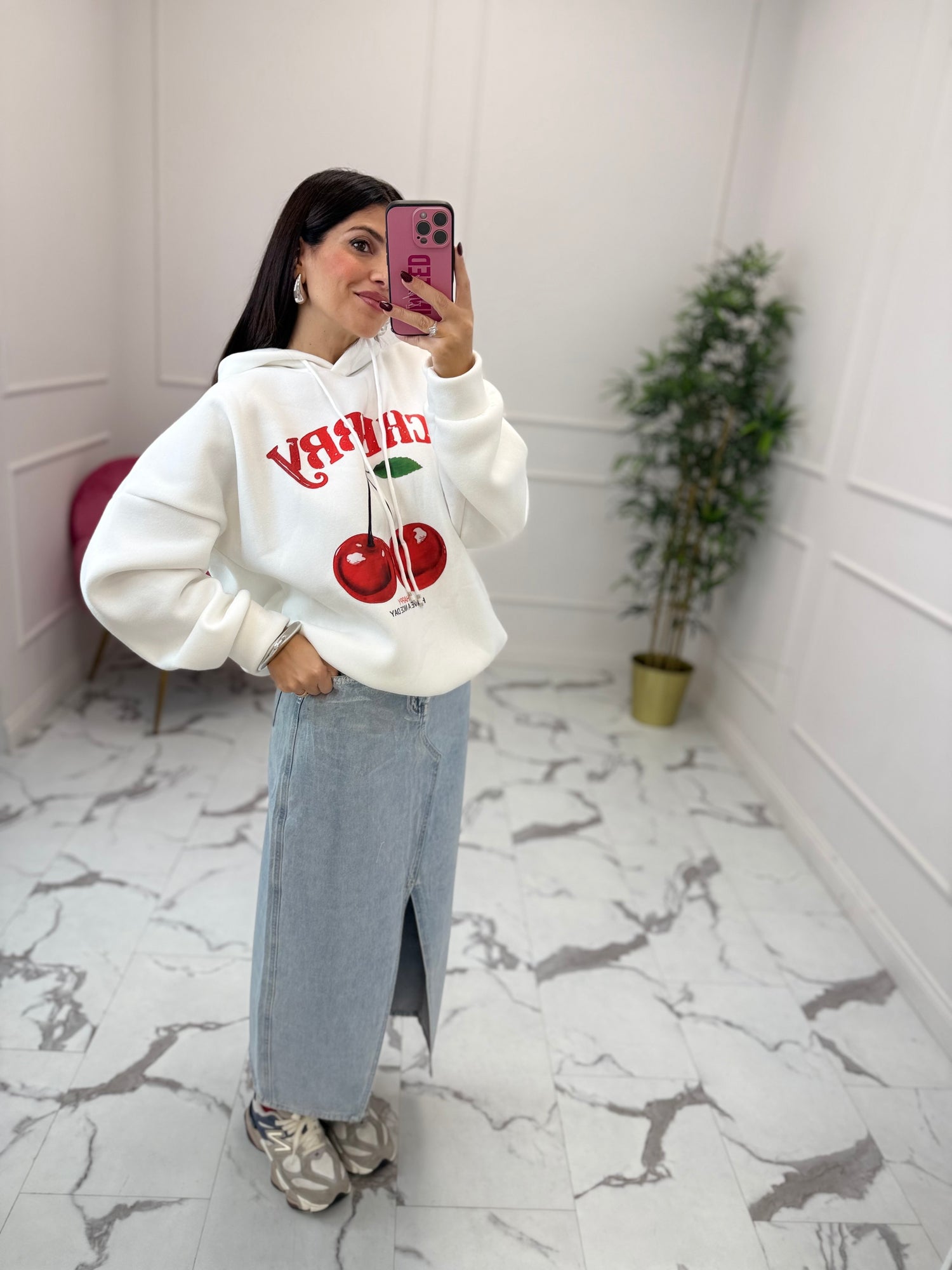 Gonna longuette “Silver” GLAMOROUS