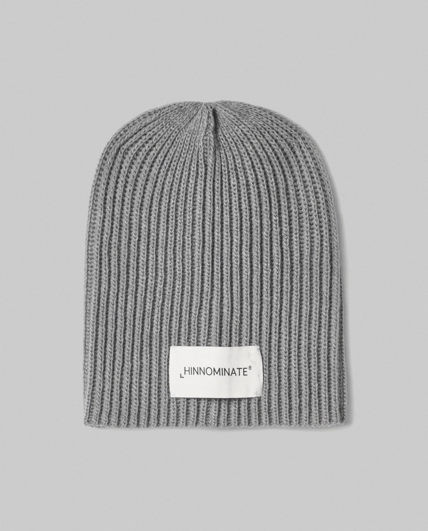 Berretto in costa con logo HINNOMINATE
