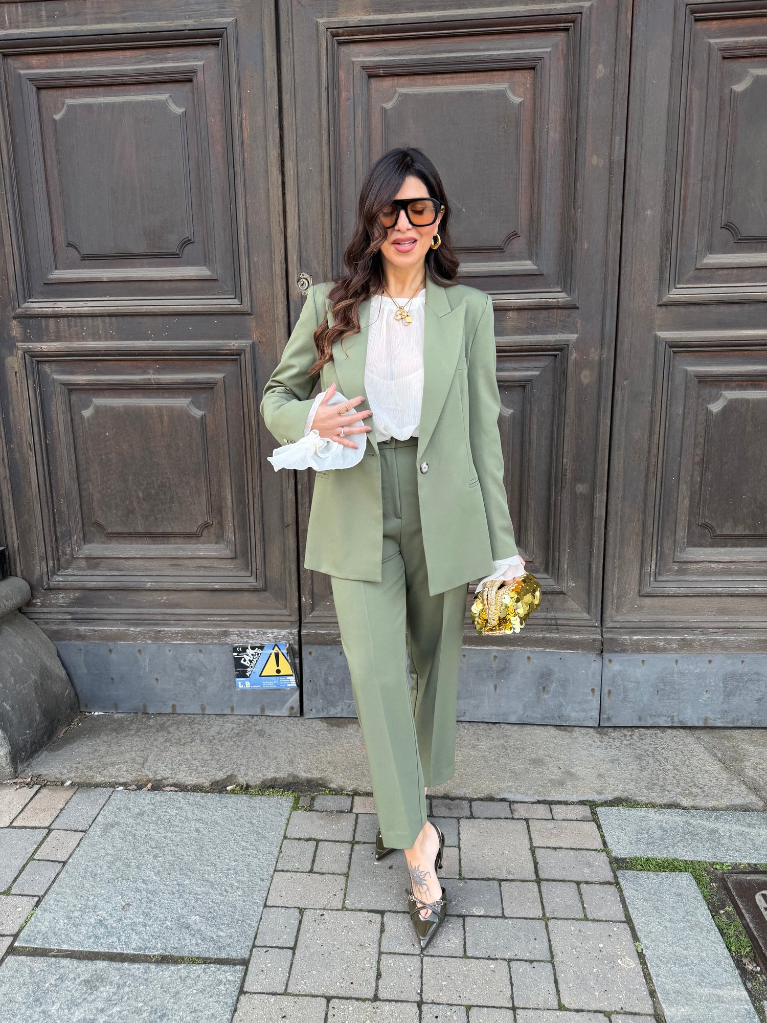 Pantalone tailleur sigaretta “Matilde” VICOLO