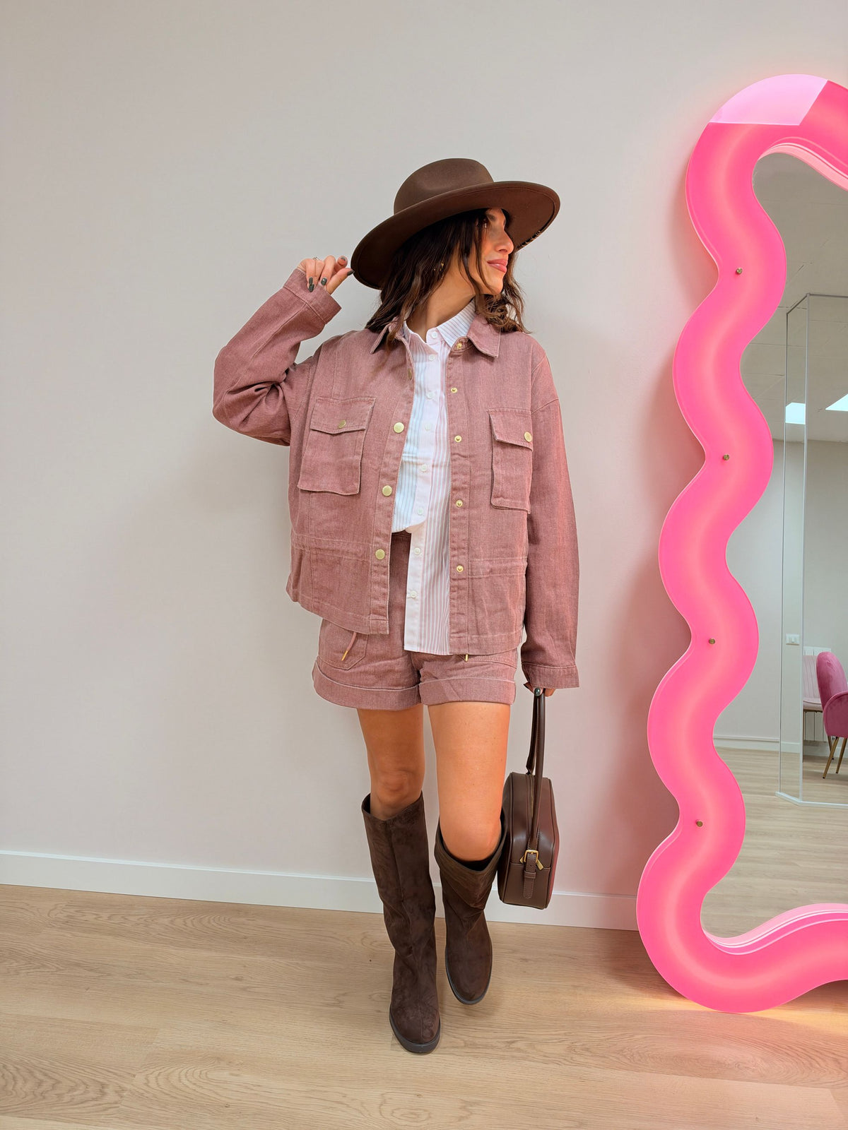 Giacca denim Rose LA PETITE ETOILE