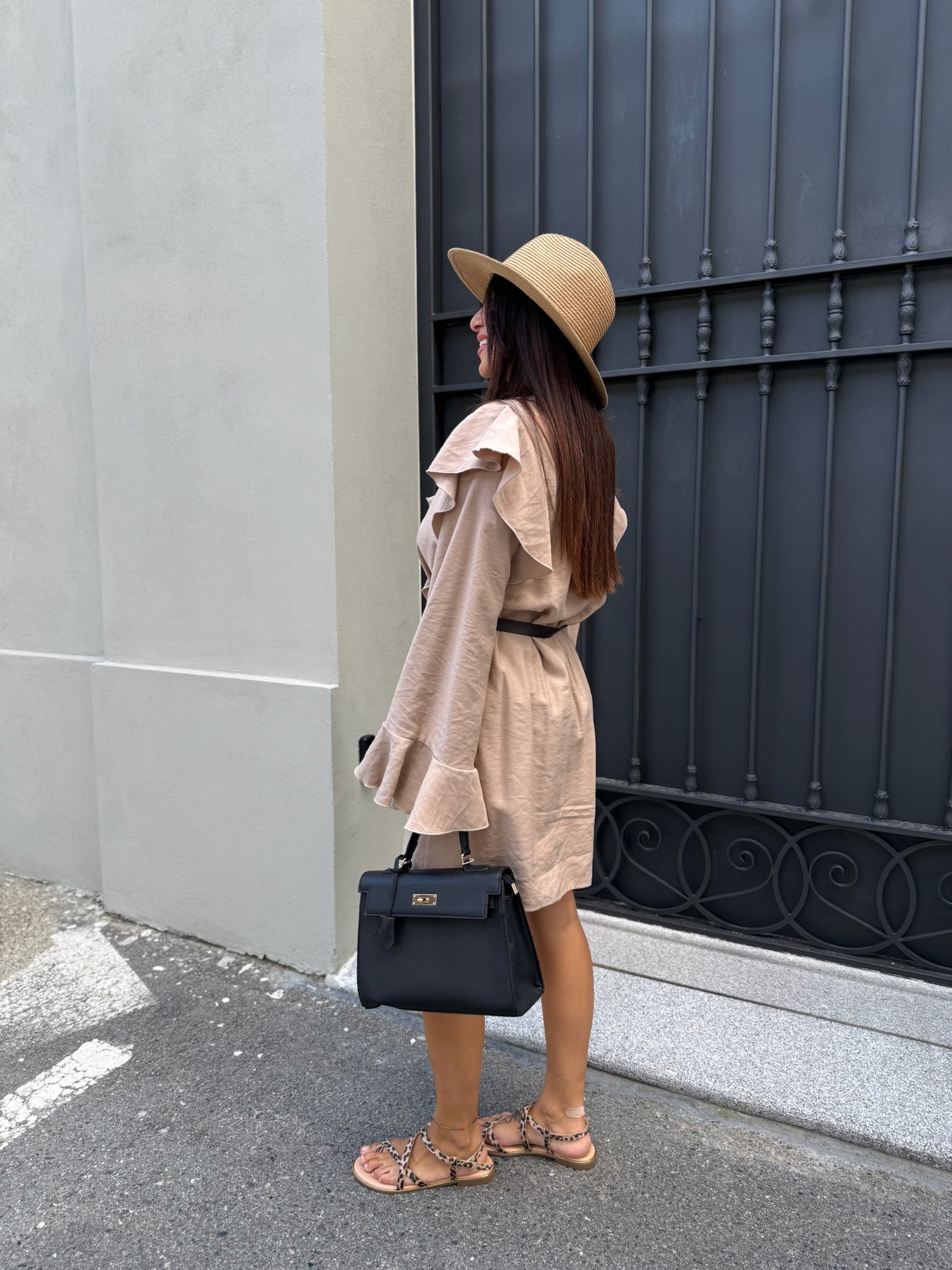 Abito “Rouches” con cintura HAVE ONE