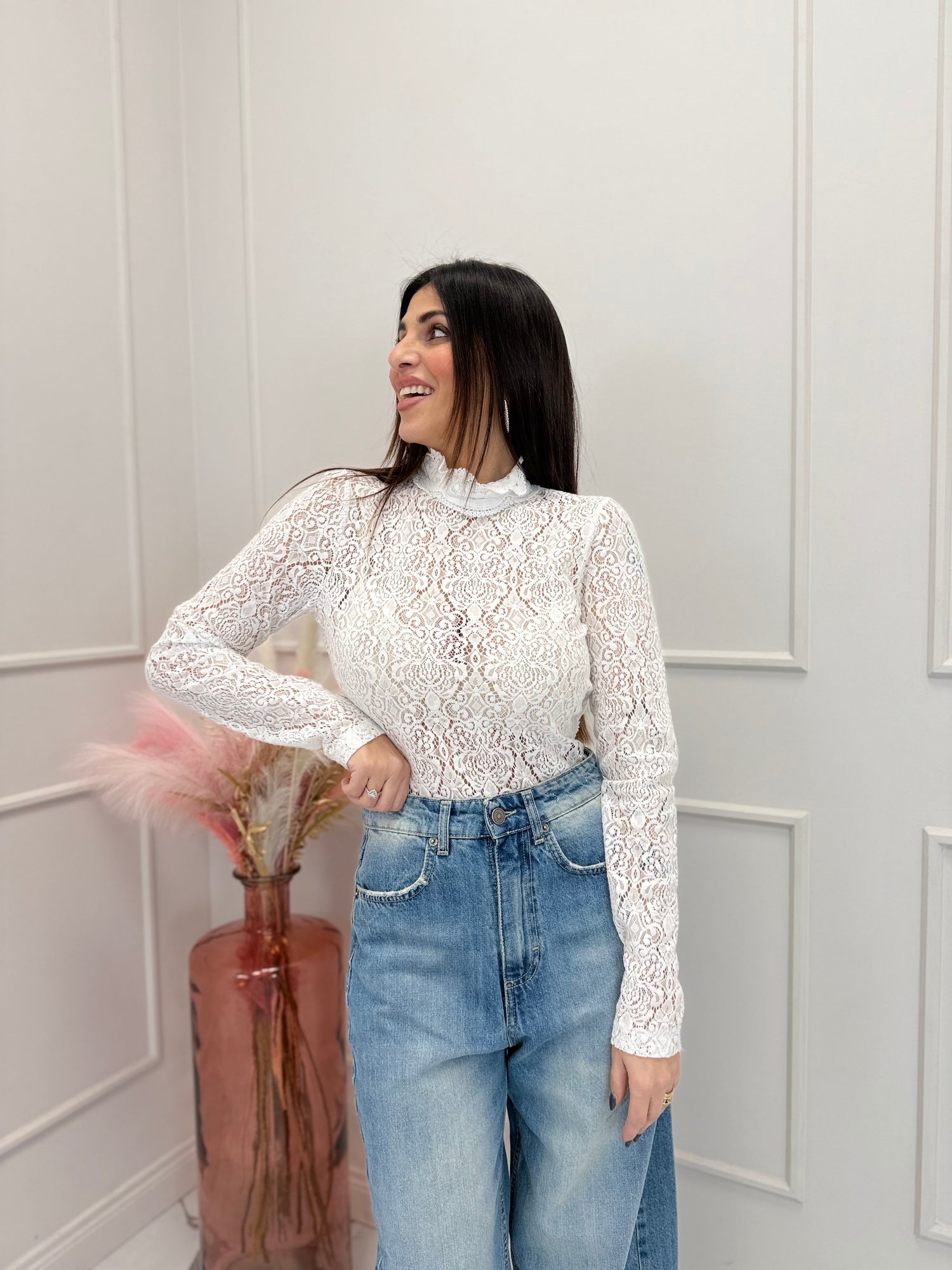 Body in pizzo oblò HAVE ONE