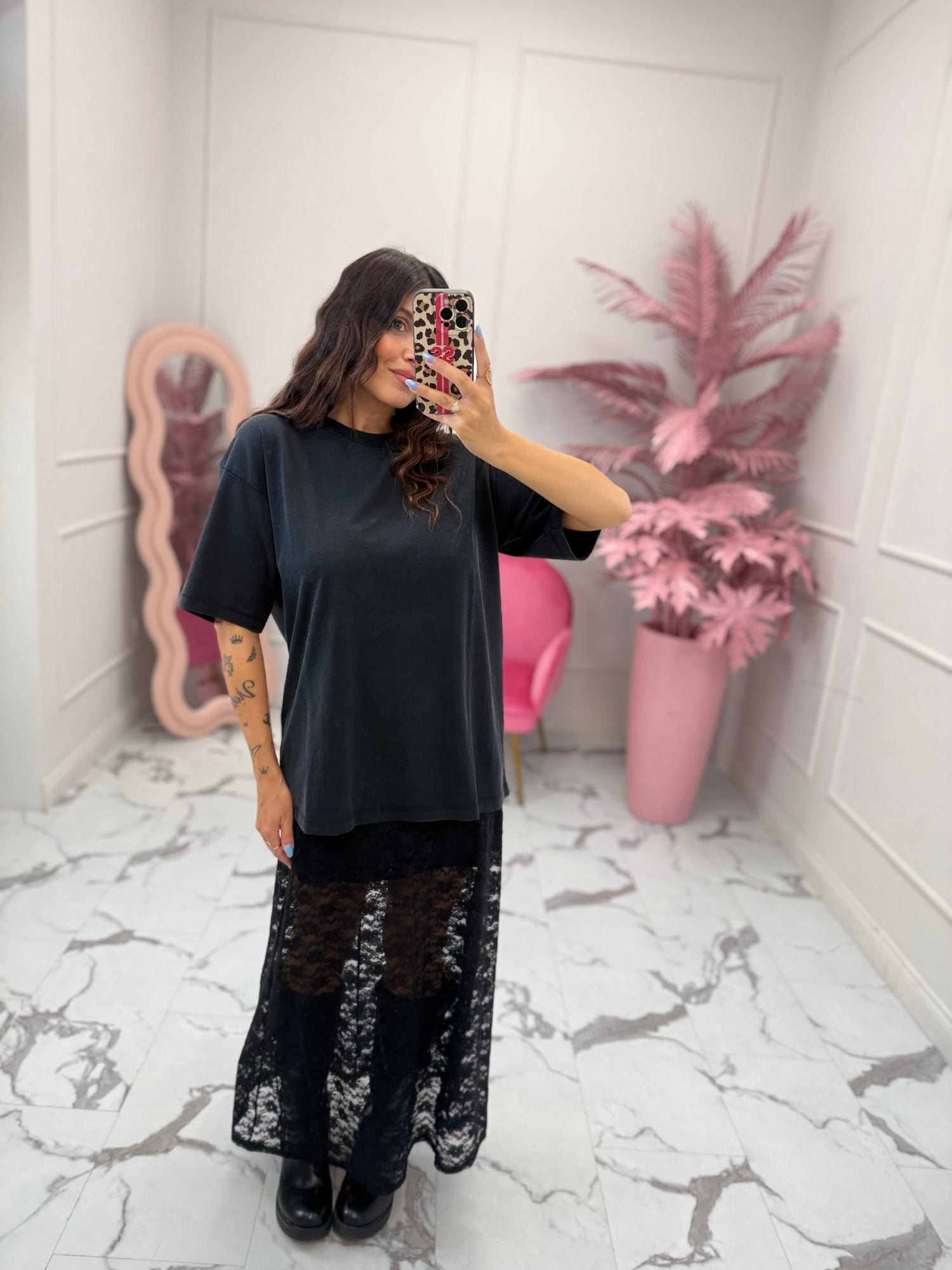 T-shirt over “Andrea” JJXX