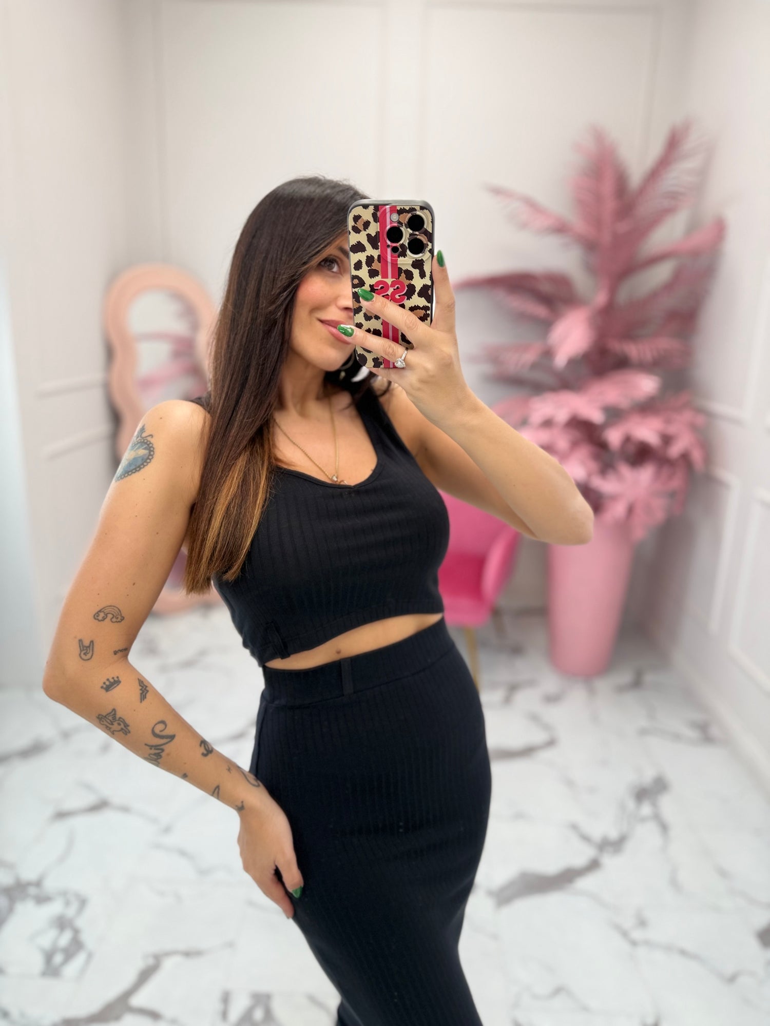 Top a canotta in costina HINNOMINATE