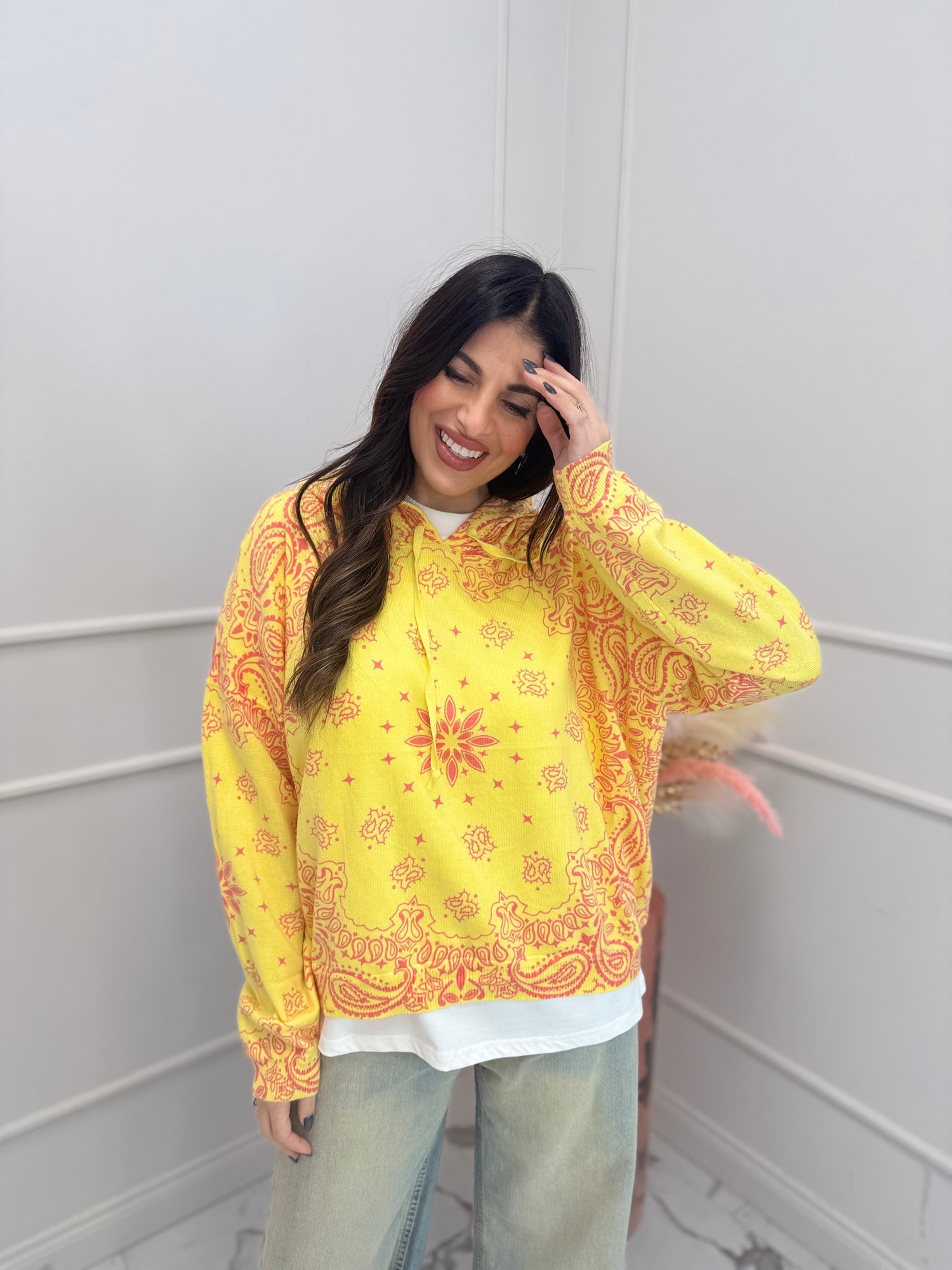 Maglia con cappuccio bandana ADORÉ