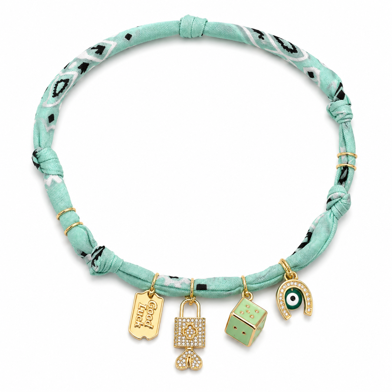 Collana bandana “Good Luck” BADHNATI JEWELRY