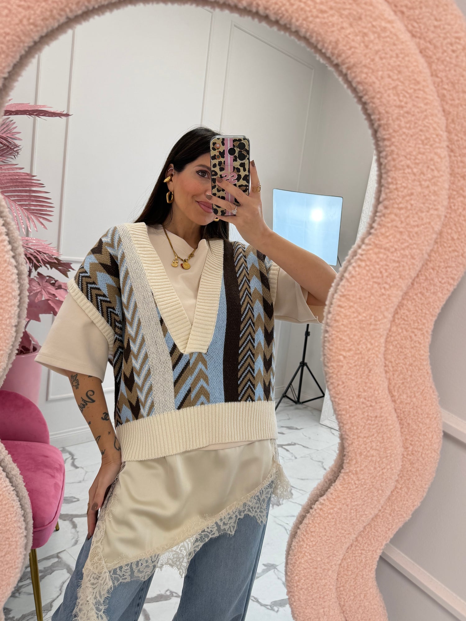 Gilet “Jacquard” HAVE ONE