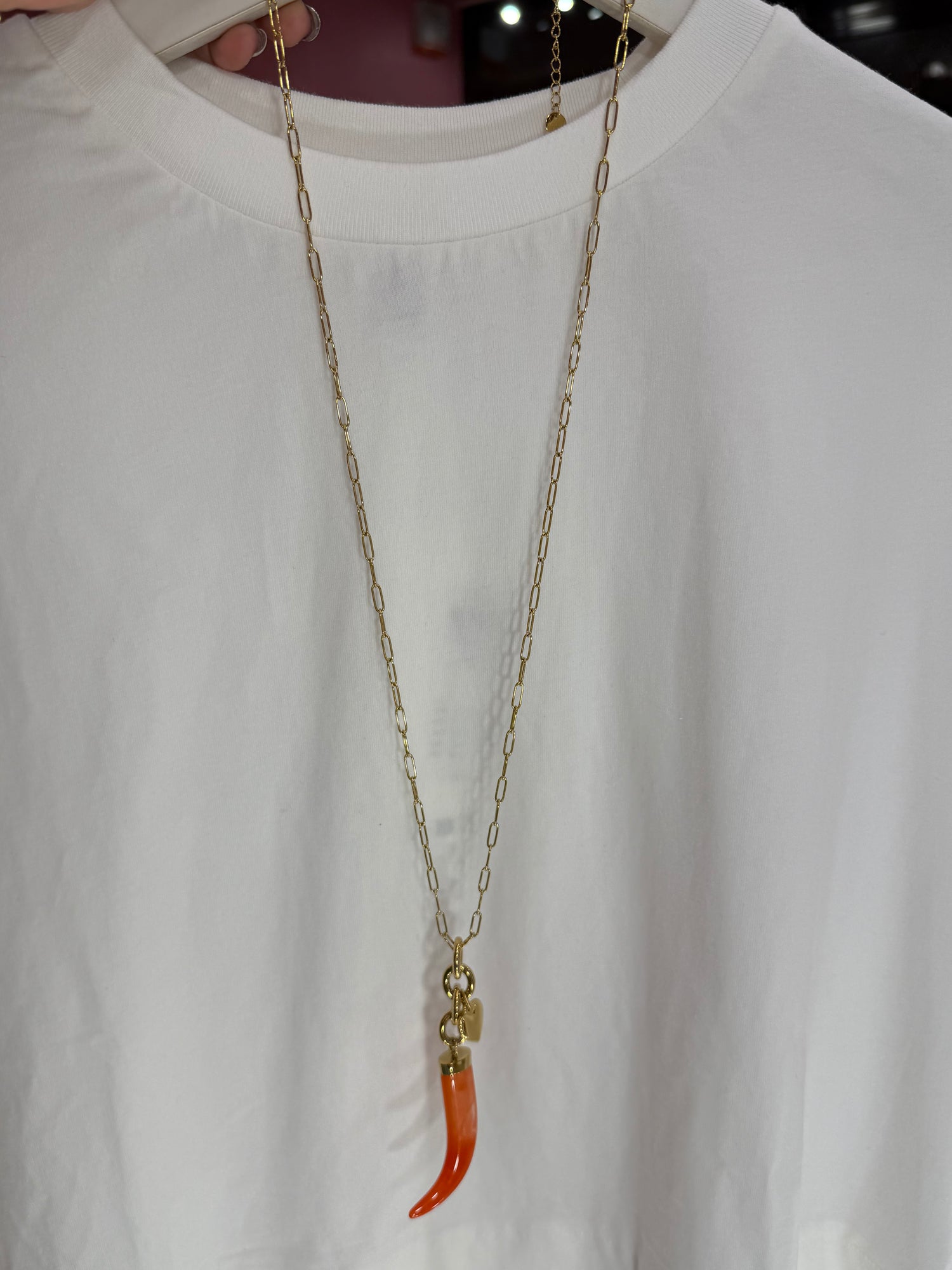 Collana lunga “Corno” LIP