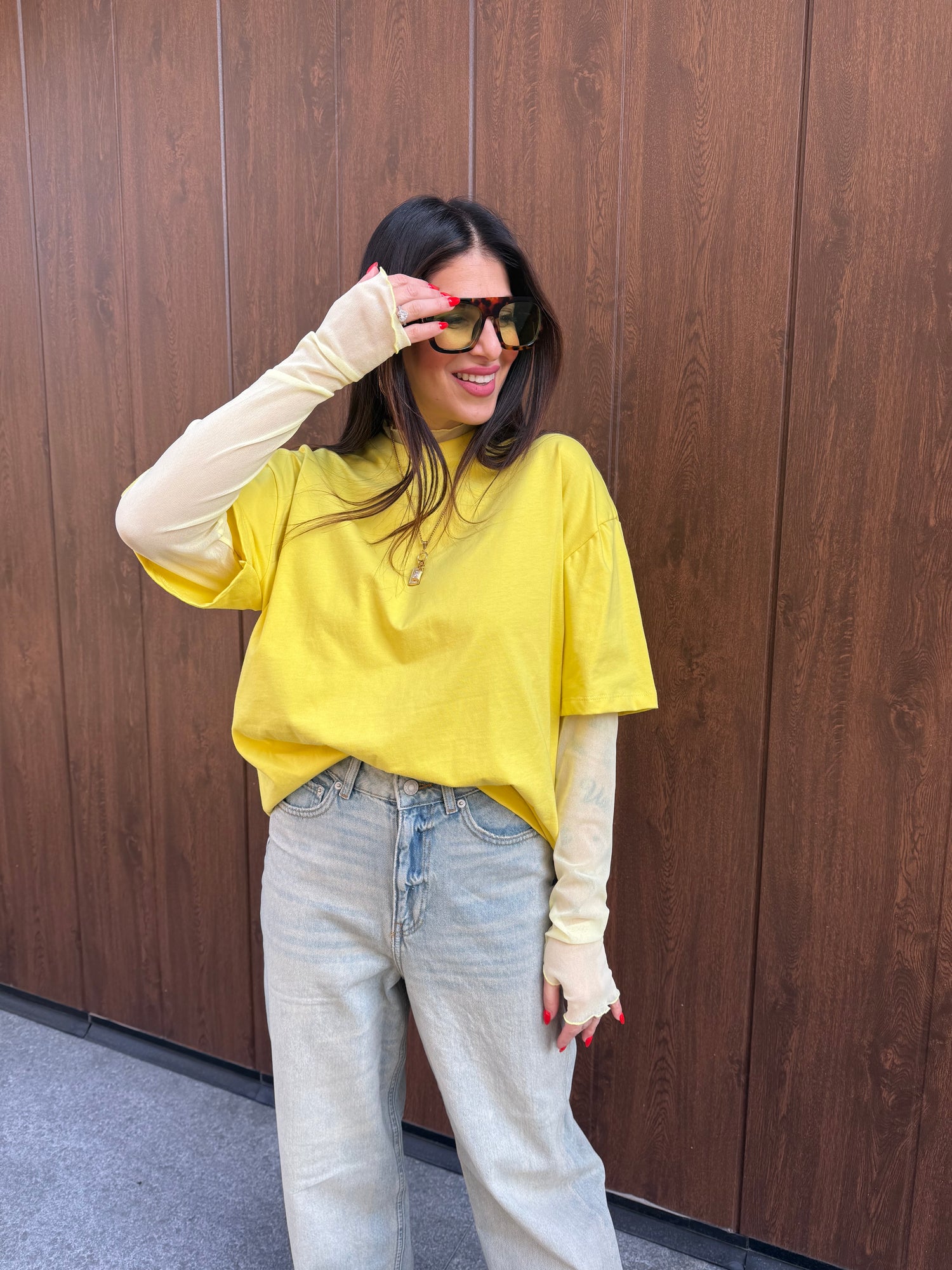 T-shirt over “Tulle” VICOLO