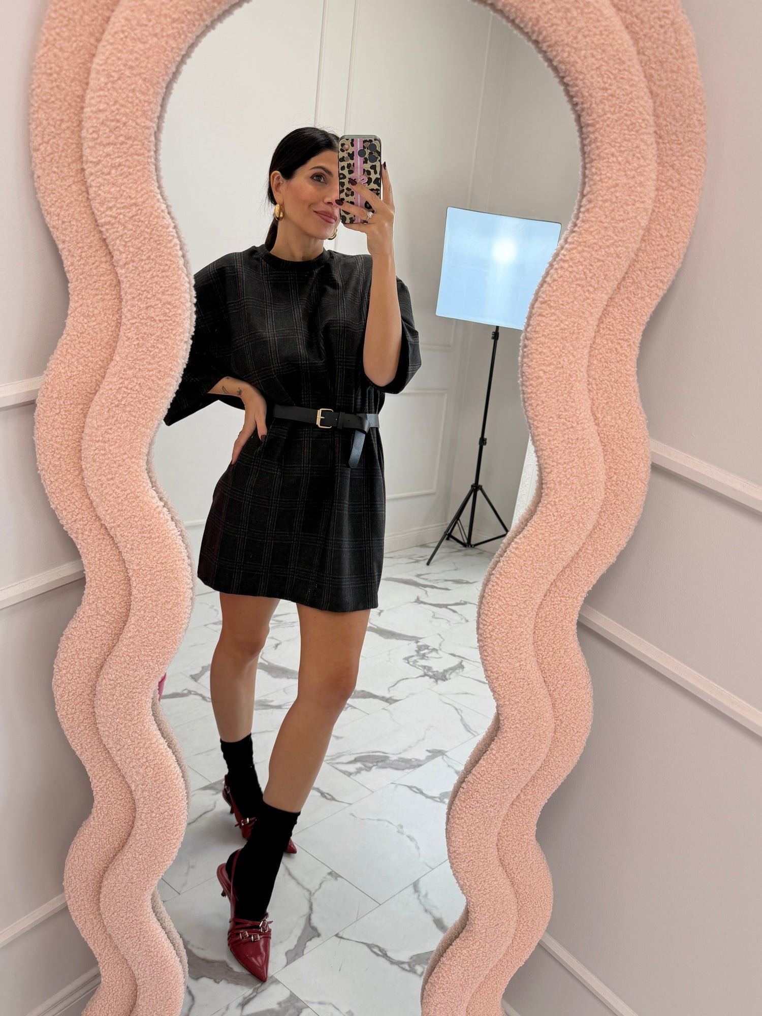 Abito t-shirt con cintura HAVE ONE