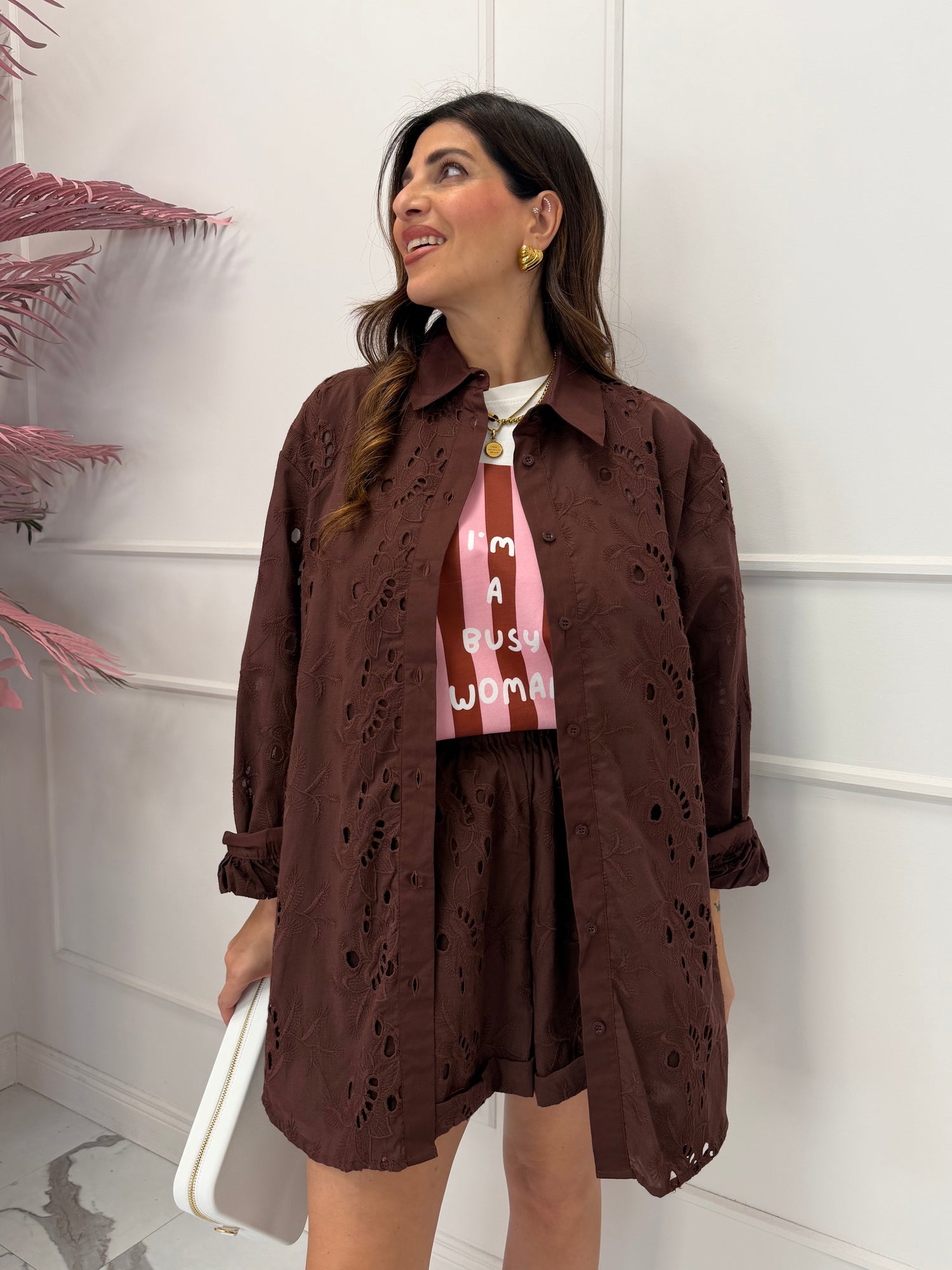 Camicia lunga “Sangallo” GLAMOROUS