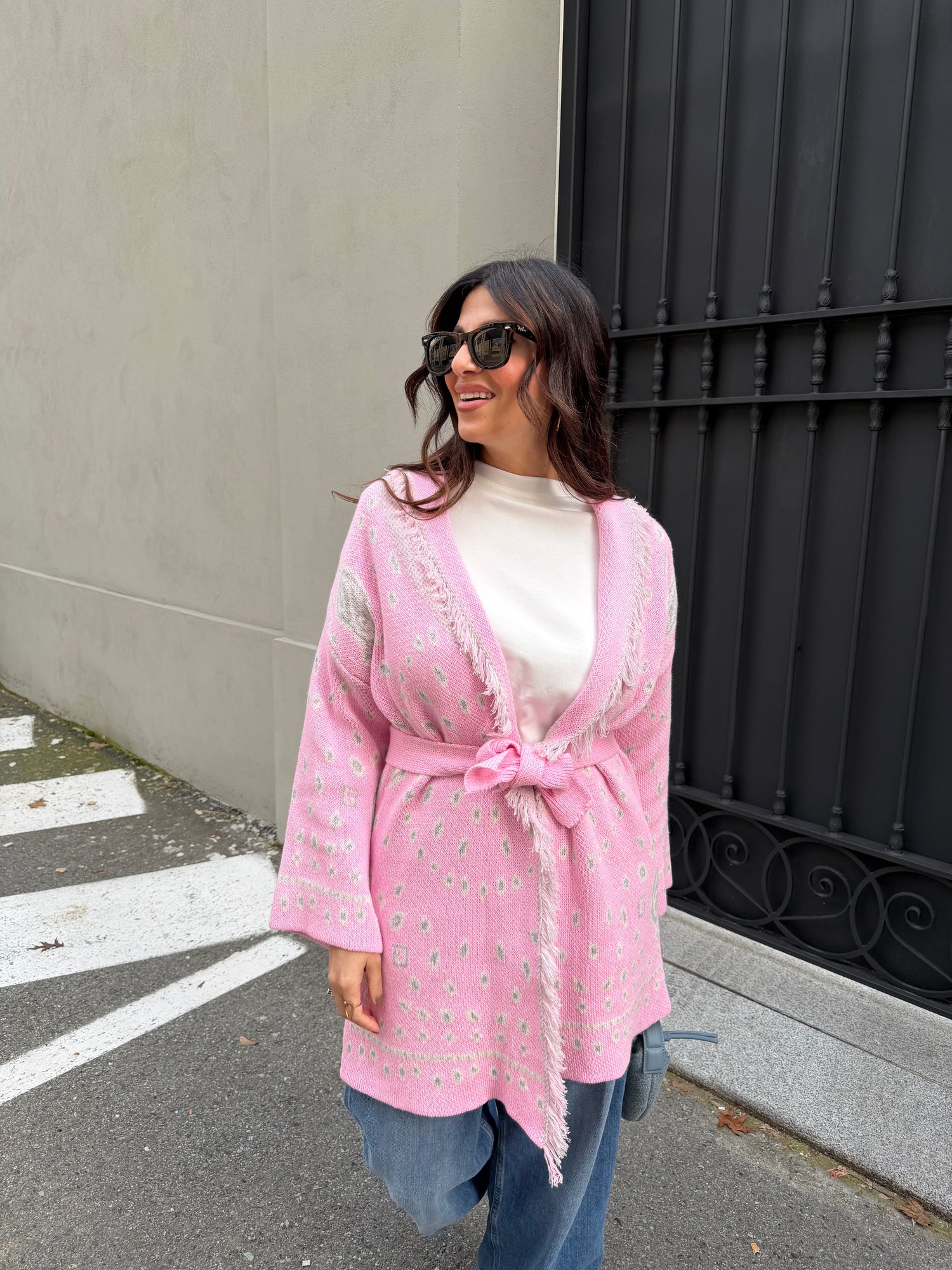 Cardigan “bandana” LIP