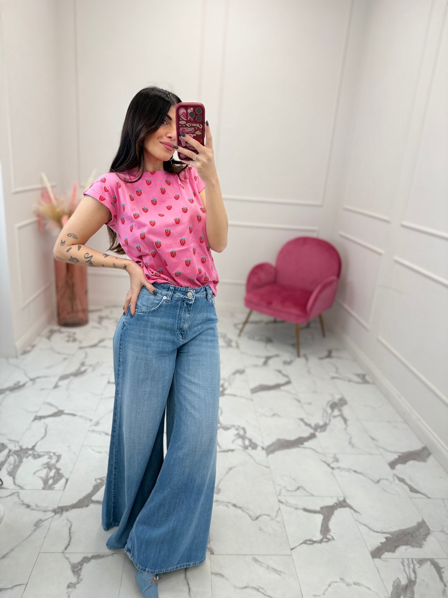 Jeans palazzo “Lucy” VICOLO