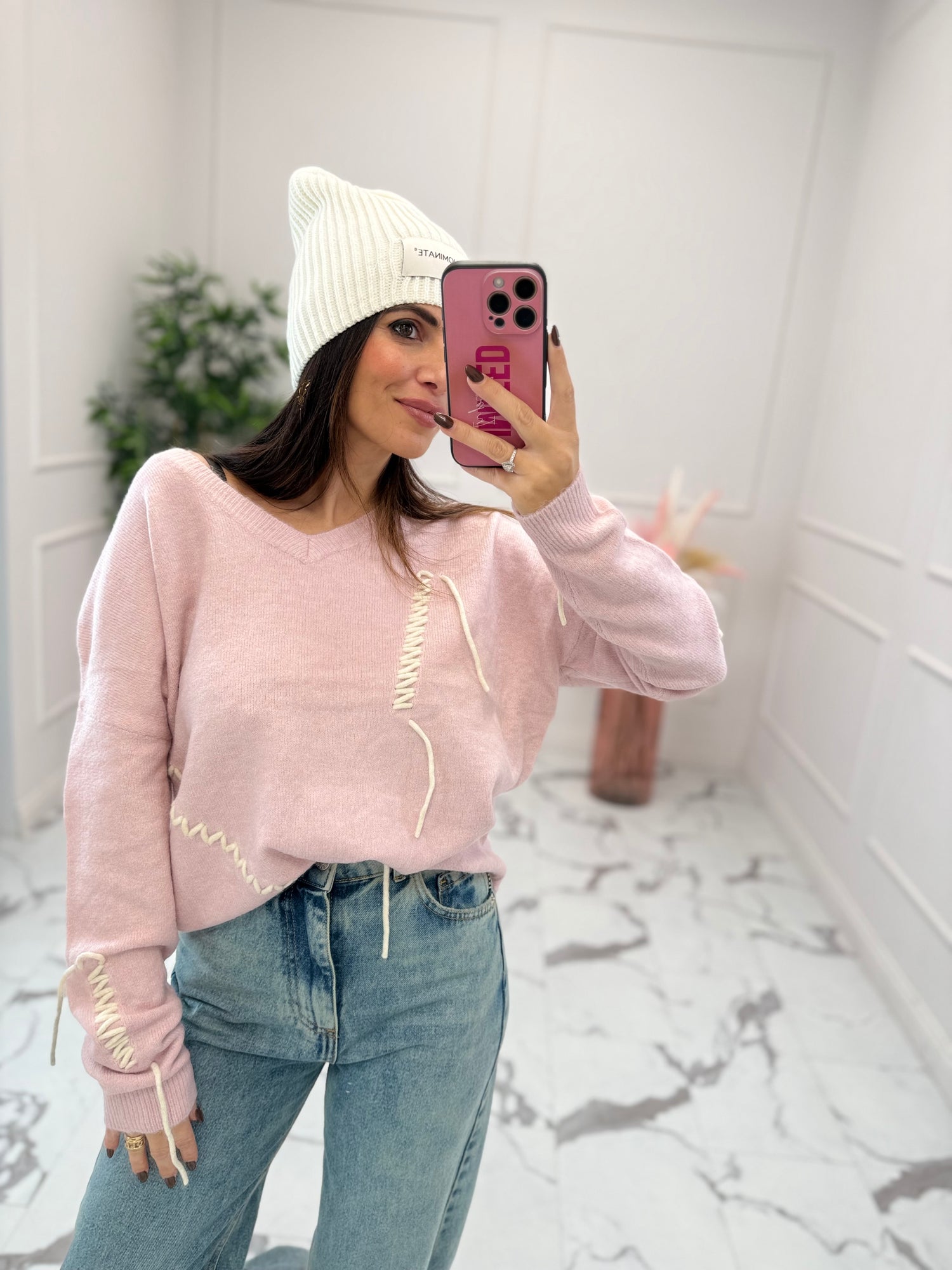 Maglioncino a V “Lacci” LIP