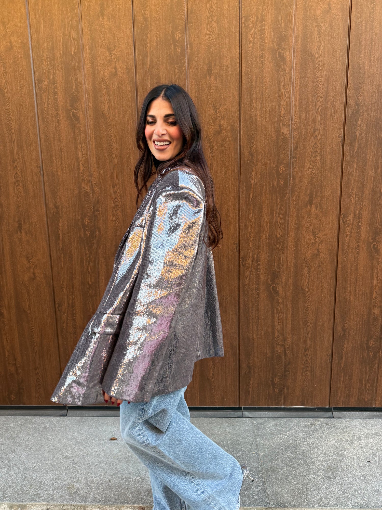 Blazer over “Micro paillettes” LUMINA