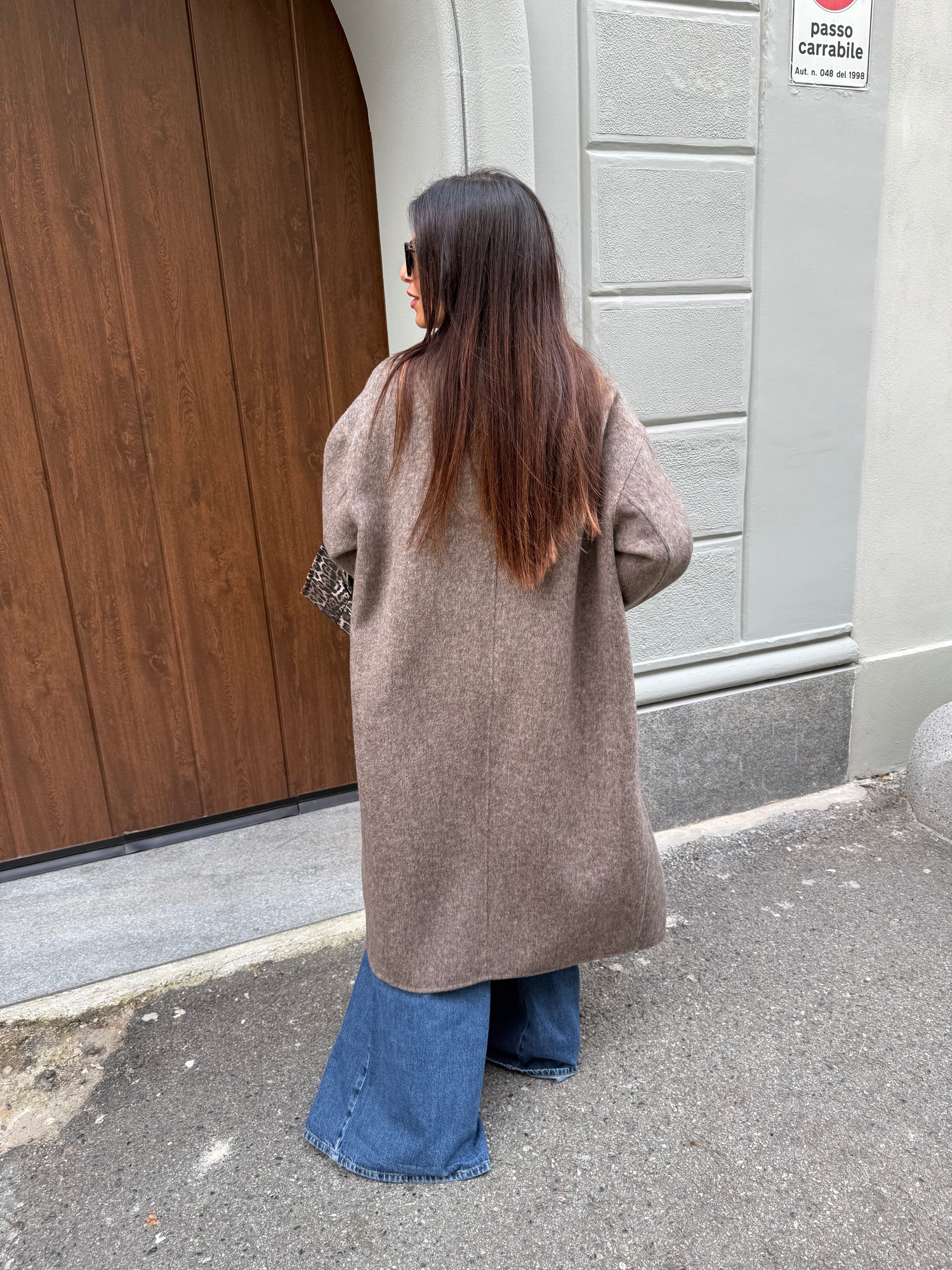 Cappotto lungo over “Wool” VICOLO