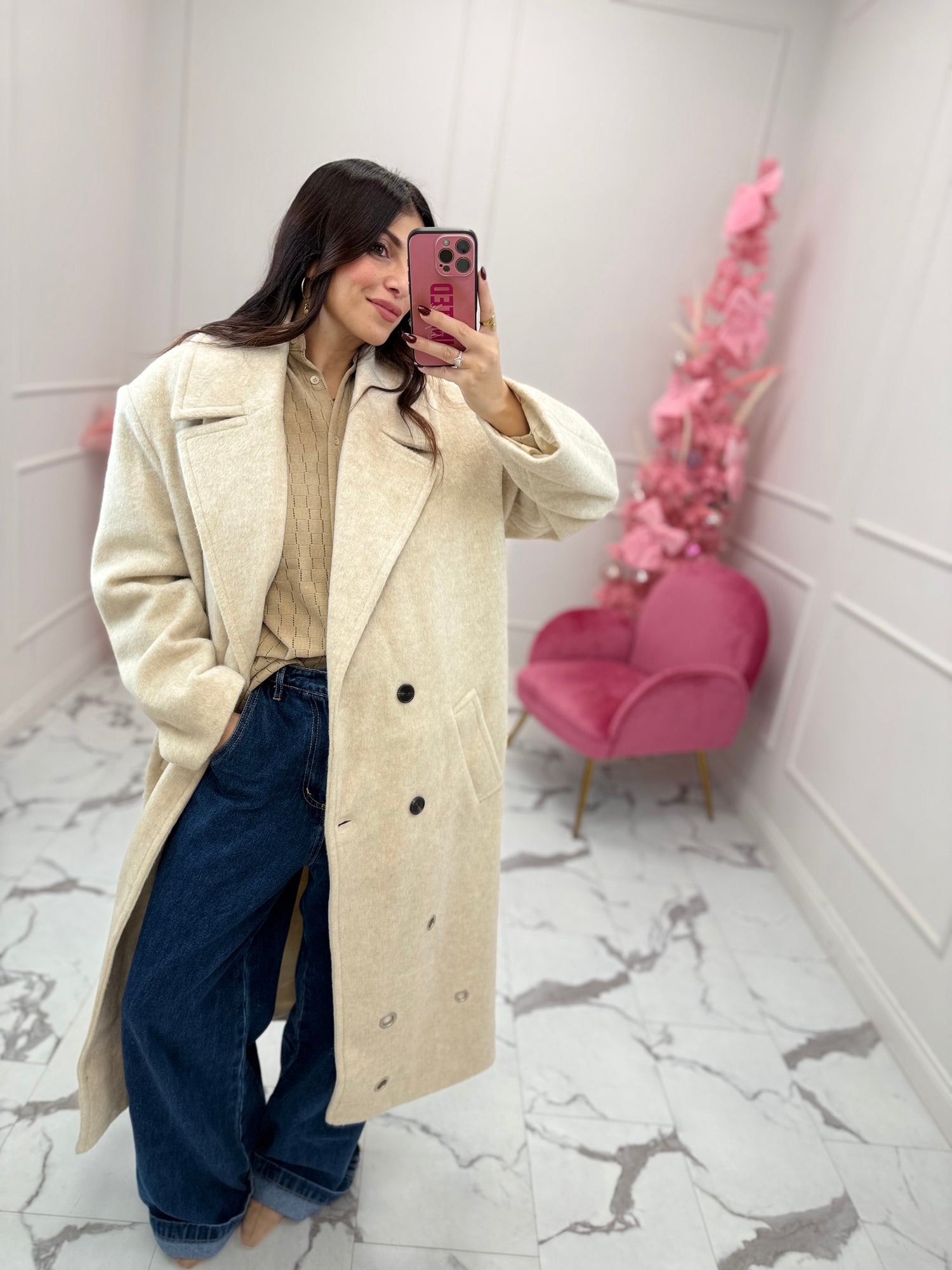 Cappotto misto lana “Helena” LUMINA