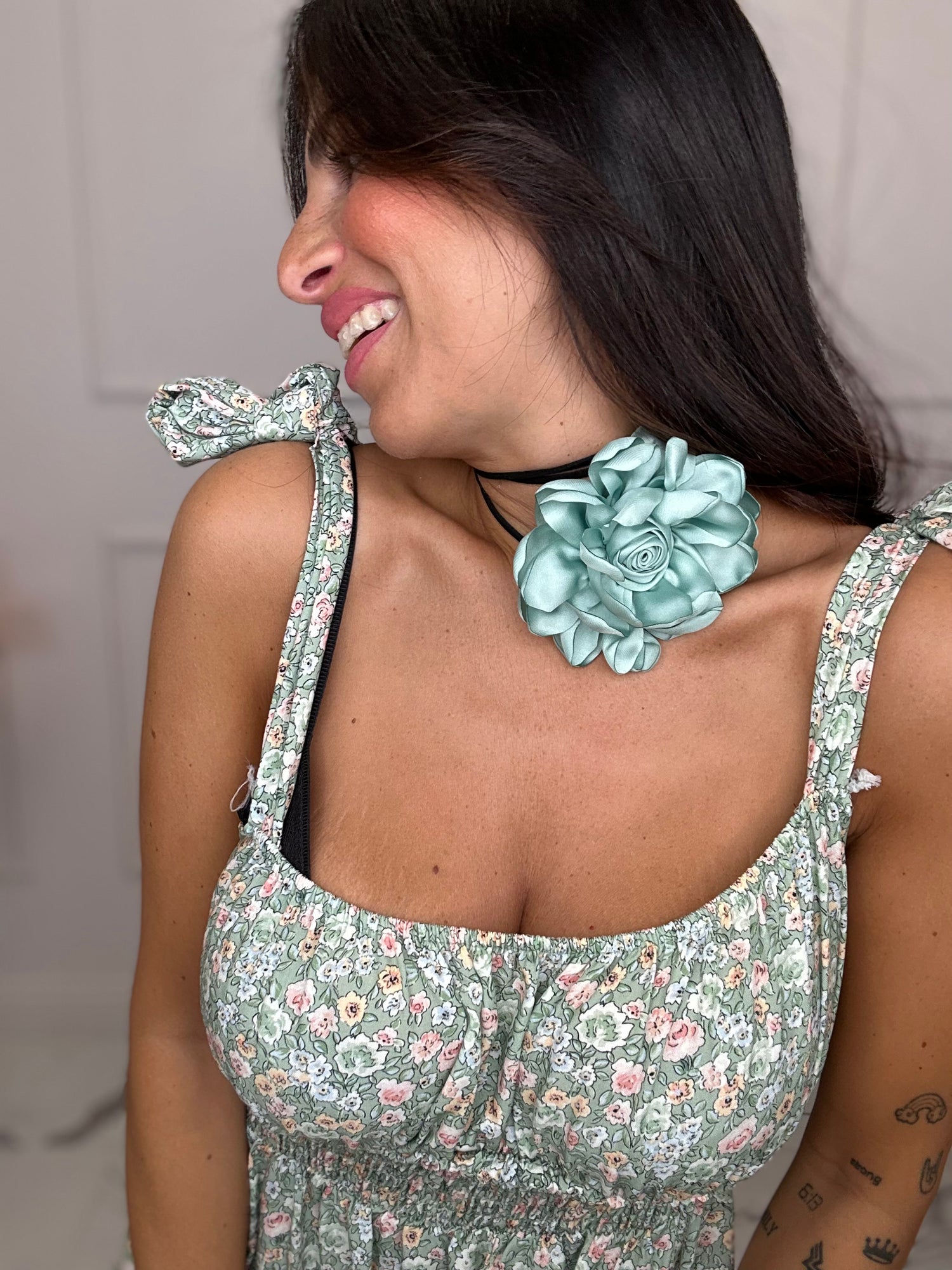 Collana Choker “Maxi rosa” LIP