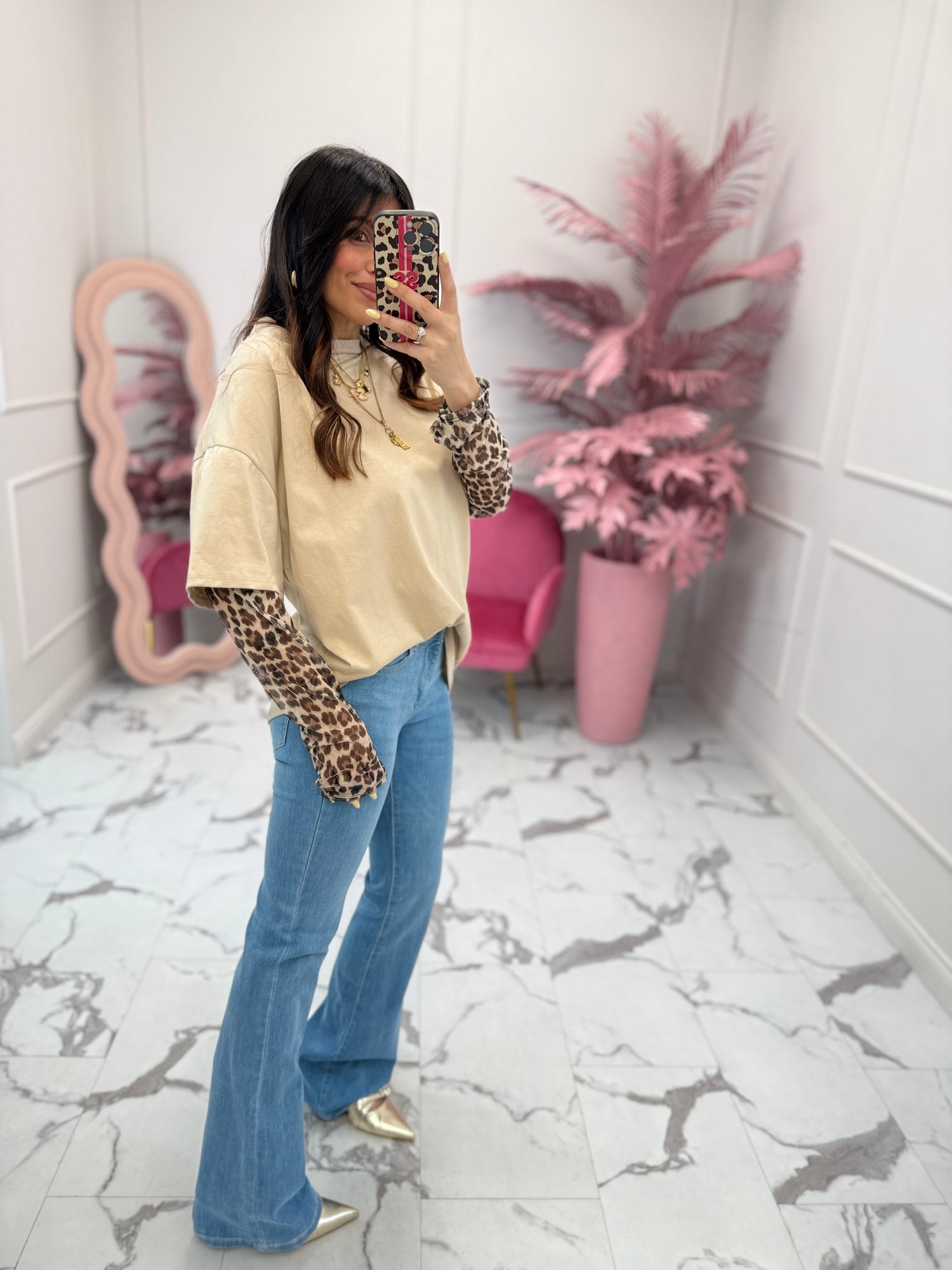 Jeans a zampa “Ann” ONLY
