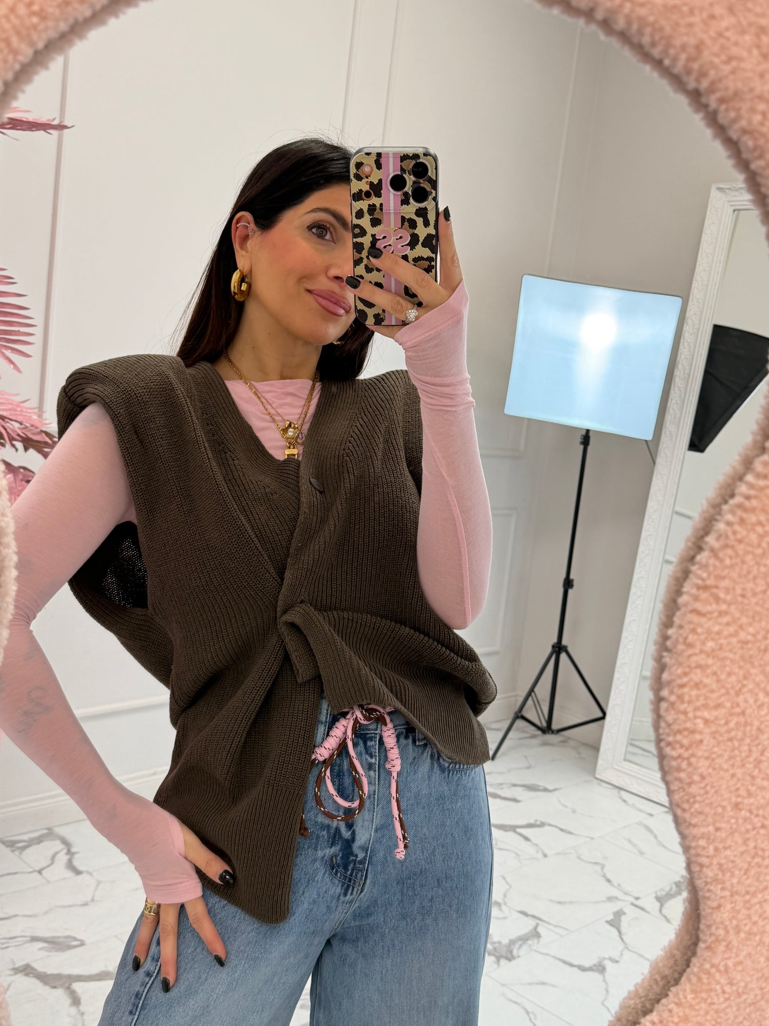 Gilet bottone lato “Gaia” HAVE ONE