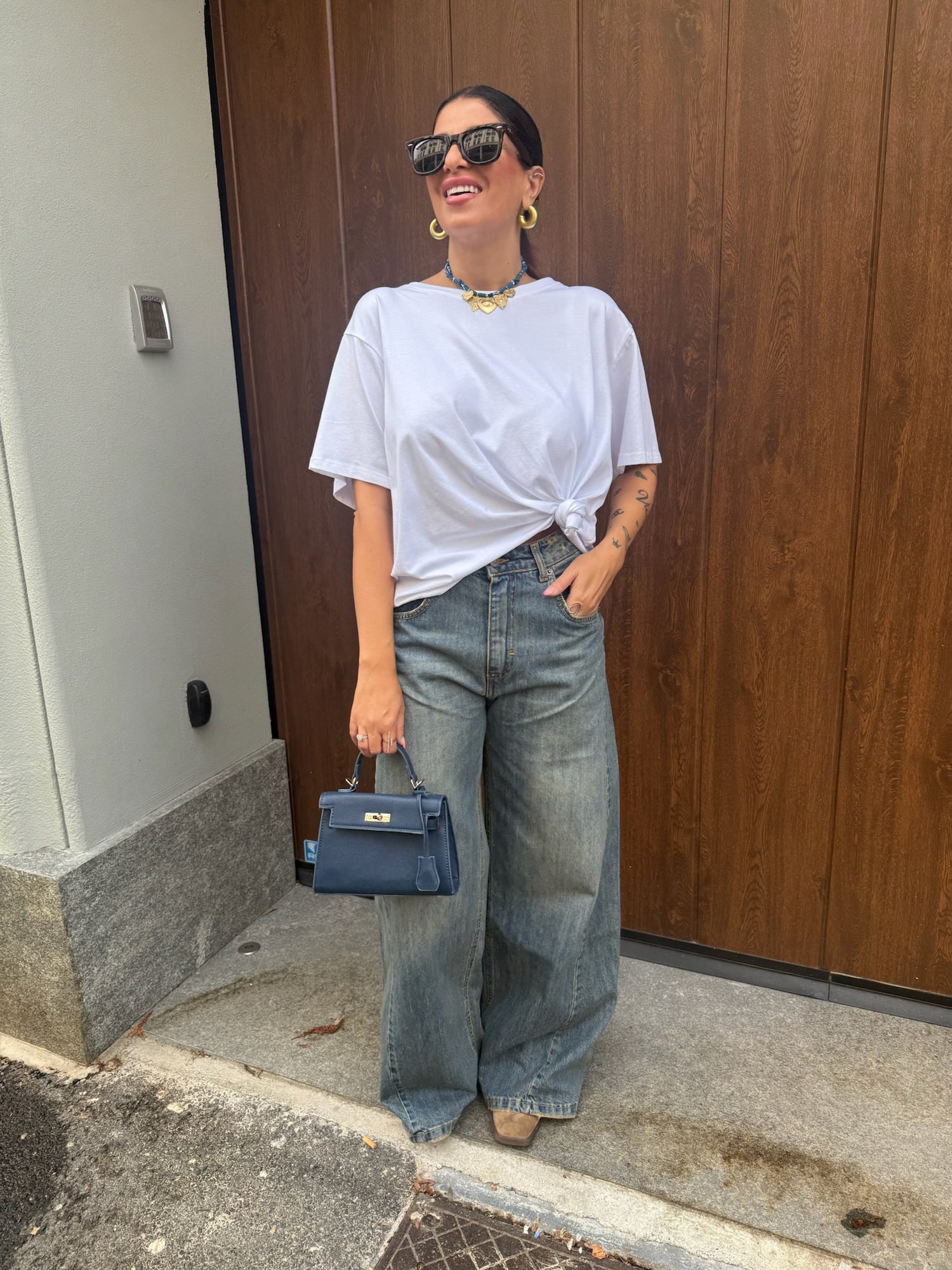 Jeans palazzo “NEW Nathalie” VICOLO