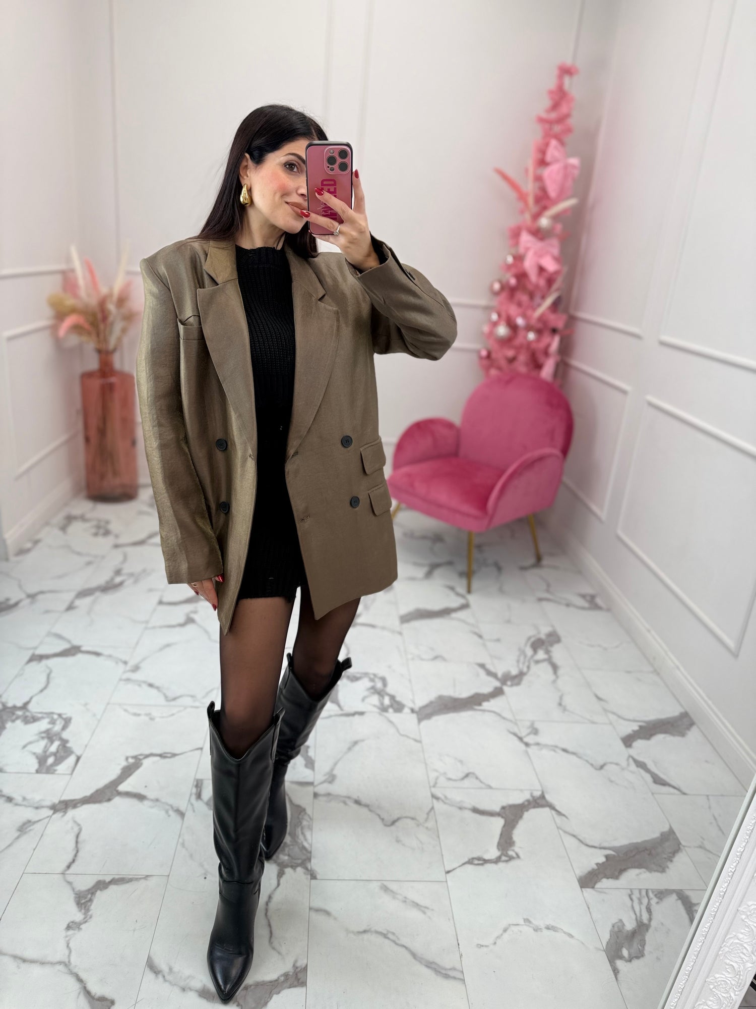 Blazer over “Lamè” LUMINA
