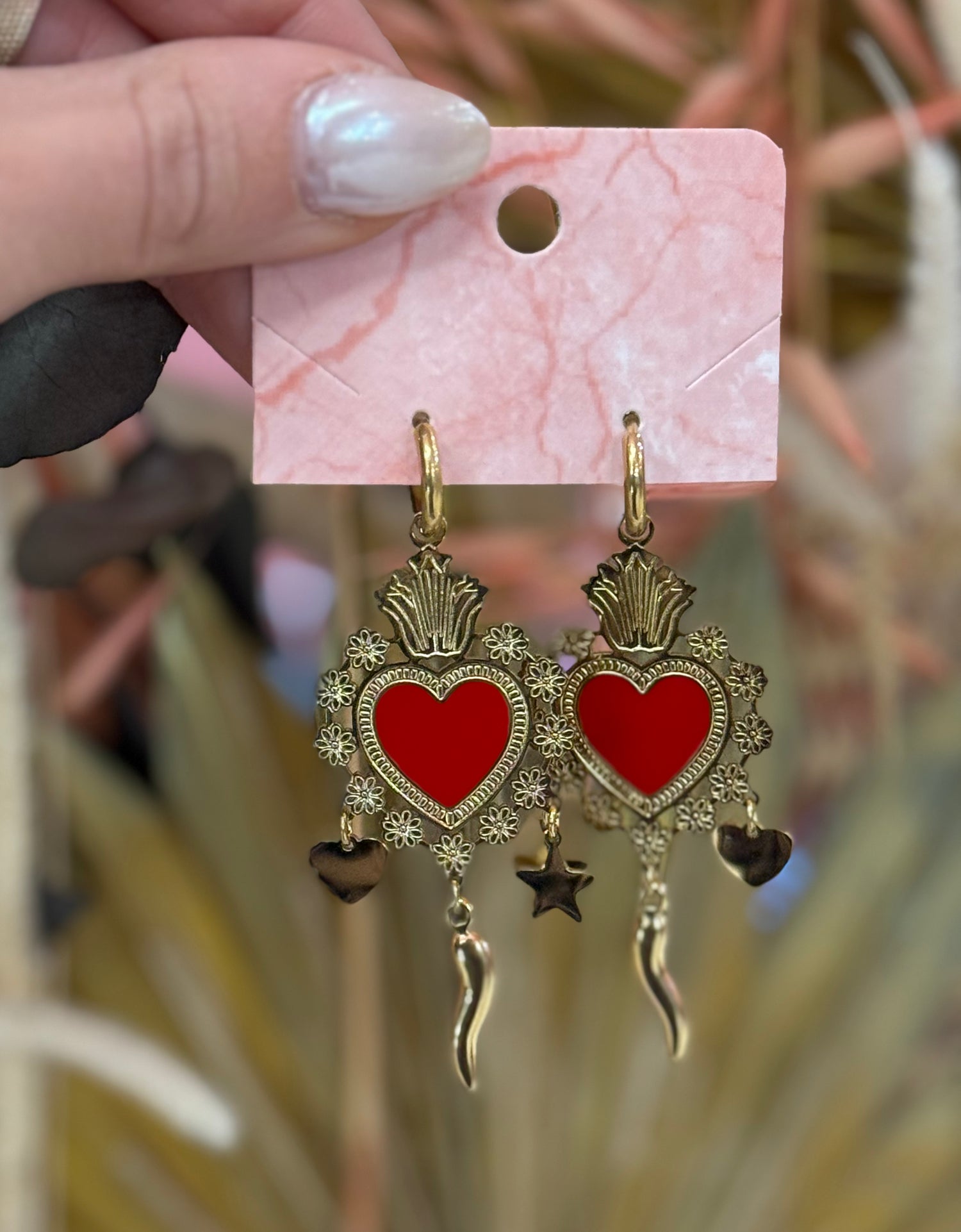 Orecchini “Cuore Sacro” LIP