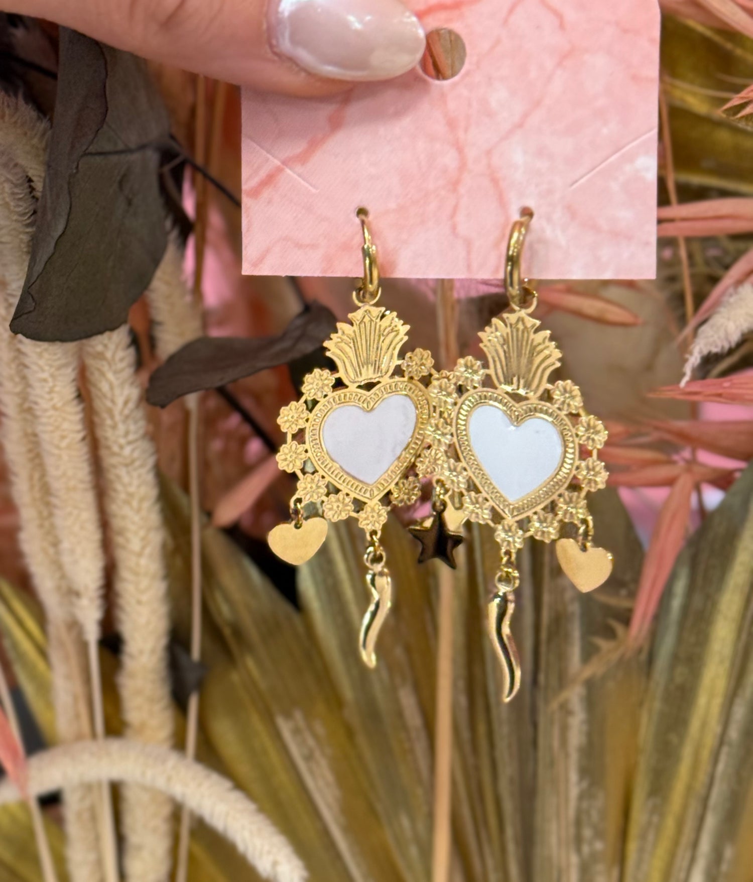 Orecchini “Cuore Sacro” LIP