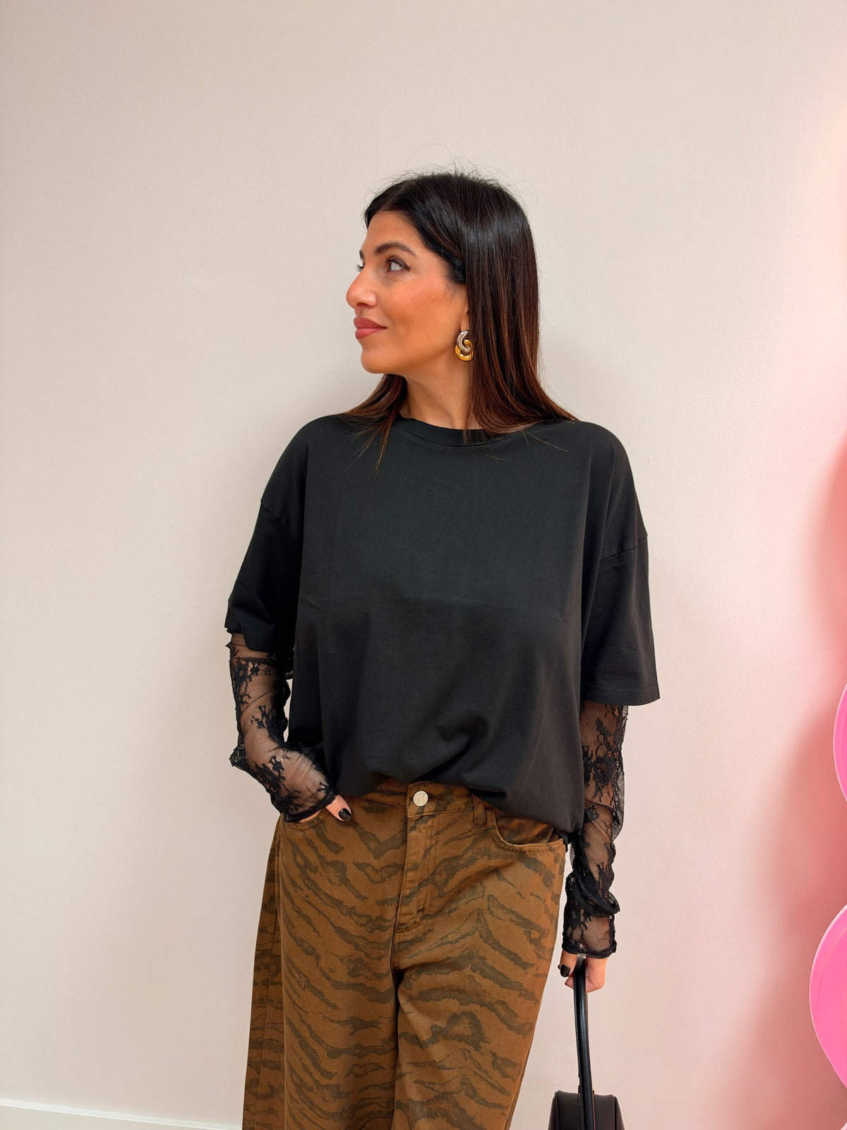 Maglia manica pizzo SUSY MIX