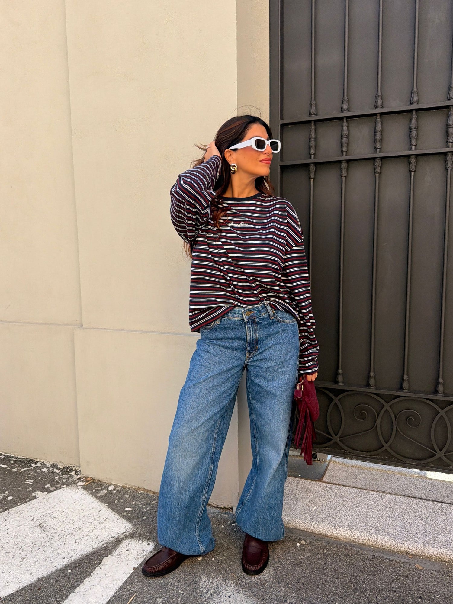 Jeans wide leg GUESS JEANS