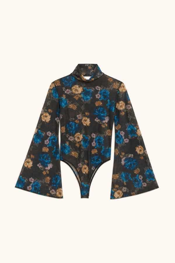 Body manica ampia Flowers LUMINA