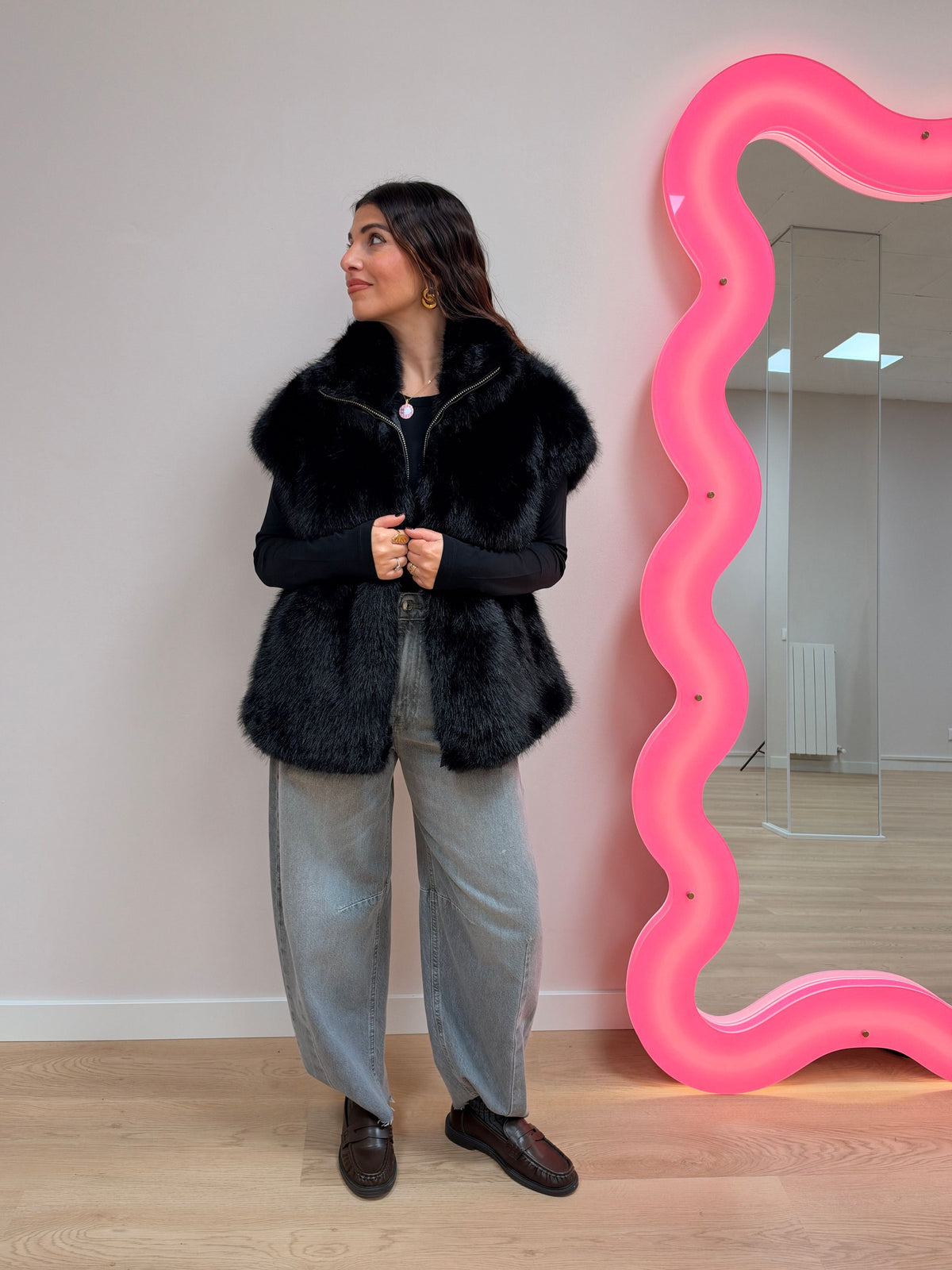 Gilet Ecopelliccia Aspen GLAMOROUS