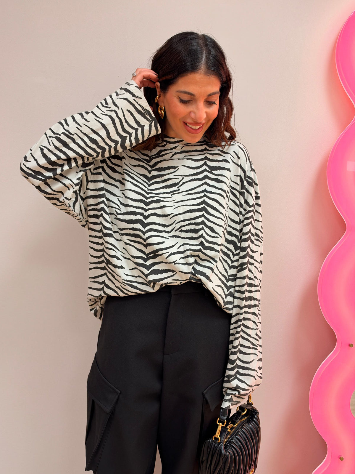 Maglia long sleeve Zebra LUMINA