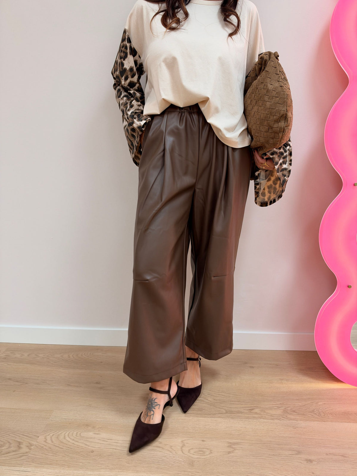 Pantalone ecopelle Margot GLAMOROUS