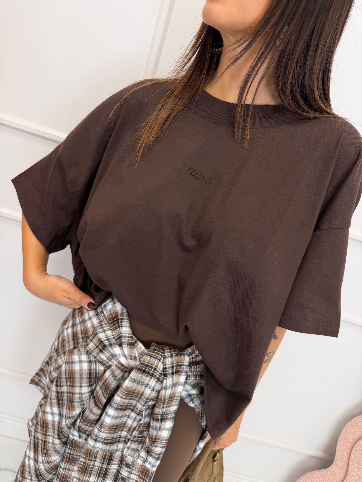 T-shirt boxy fit VICOLO URBAN ACTIVE