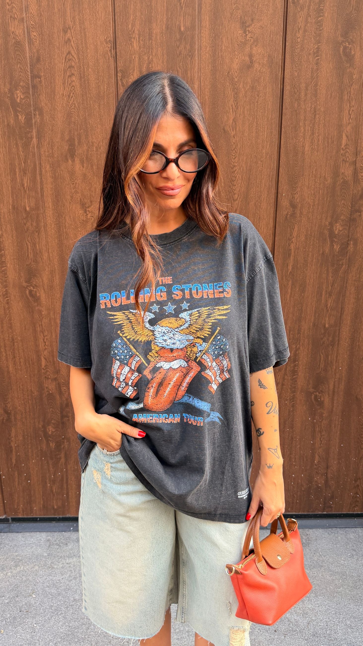 T-shirt Rolling Stones GUESS JEANS