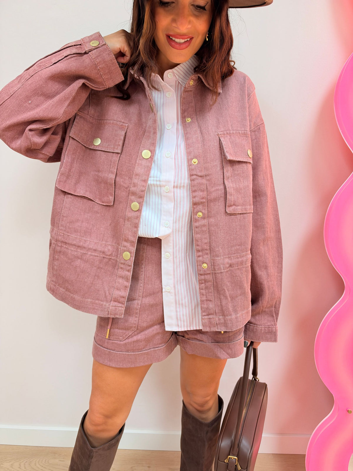 Giacca denim Rose LA PETITE ETOILE