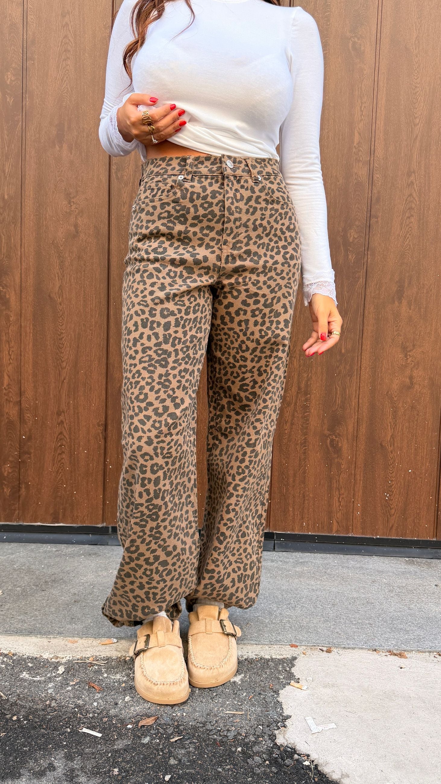 Jeans animalier Madison ONLY