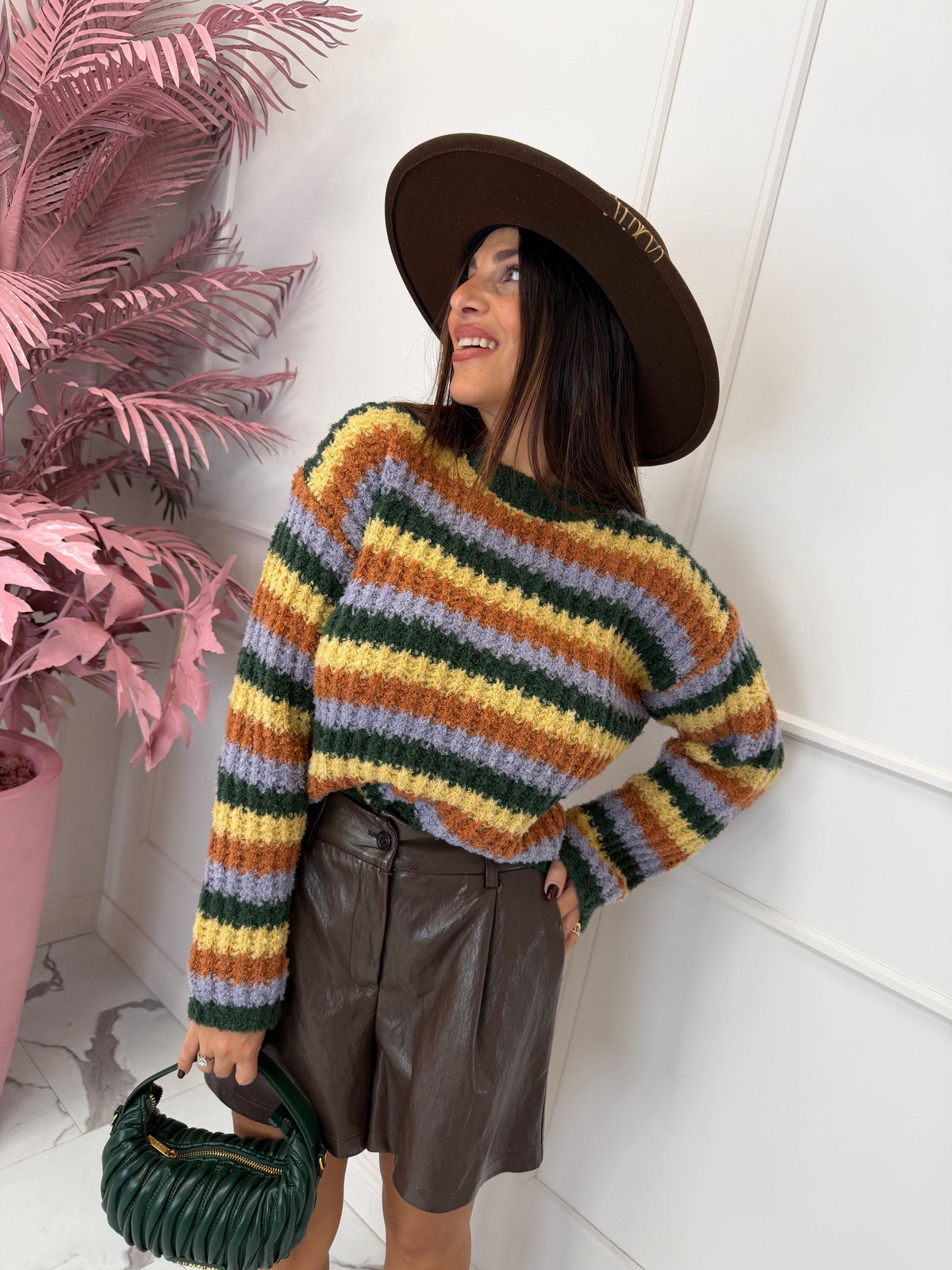 Maglione righe mutlcolor COMPANIA FANTASTICA