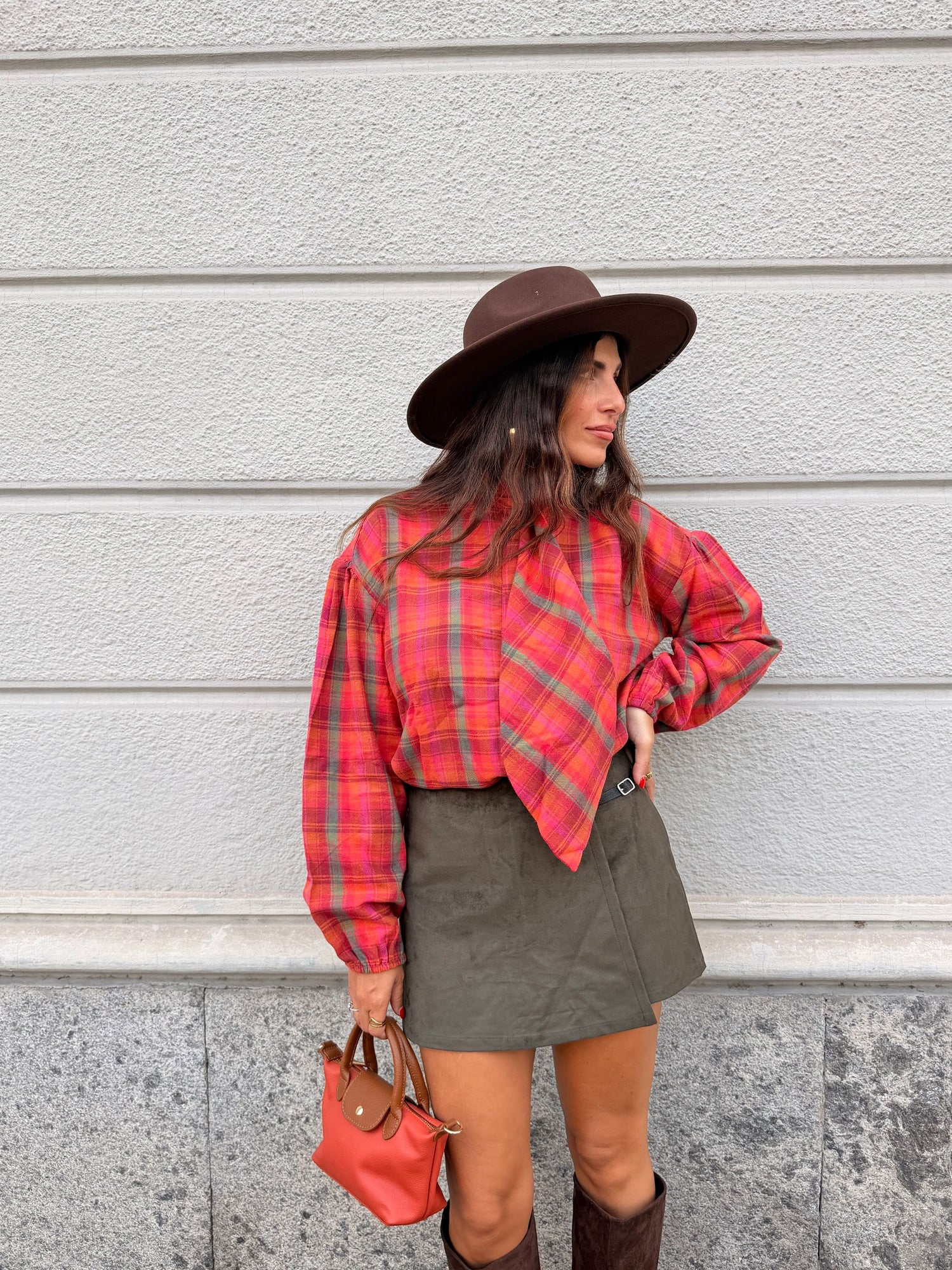 Camicia quadri pink plaid COMPANIA FANTASTICA